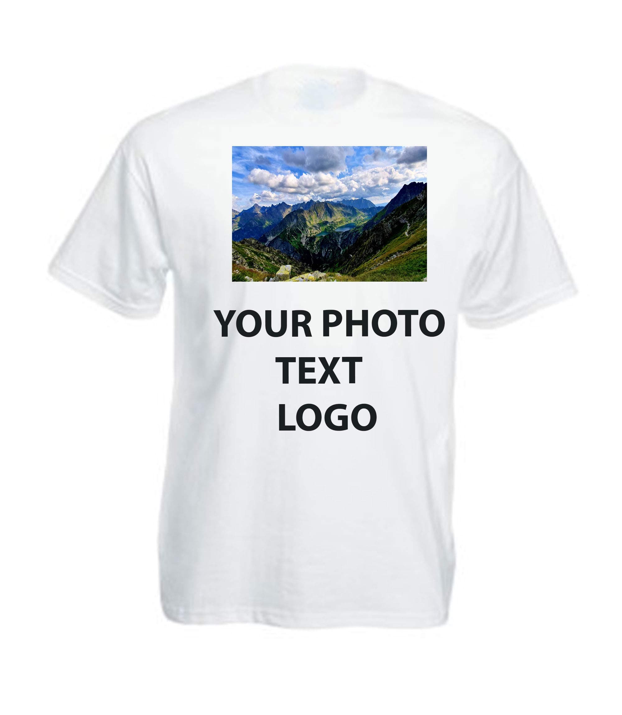 Unisex T-Shirt Personalised Holiday Party Halloween Photo Text Shirt