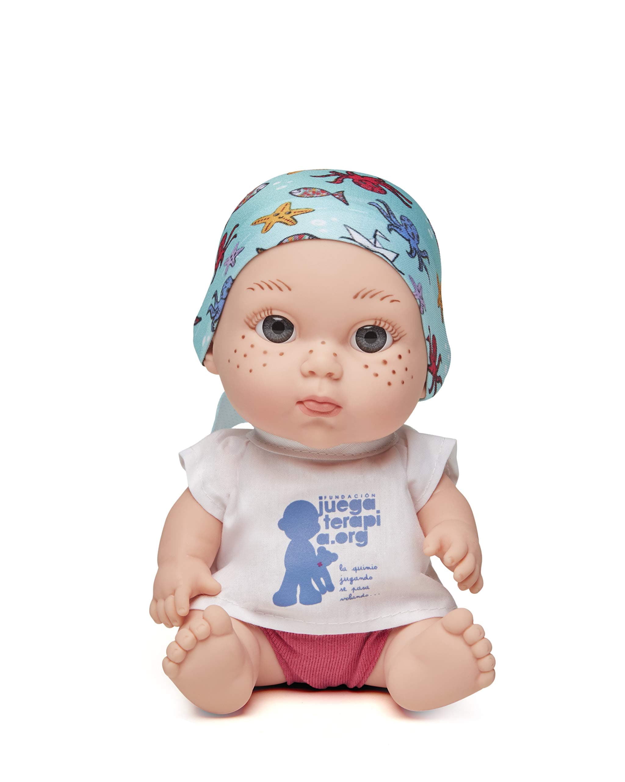 JuegaterapiaDavid Bisbal Baby pelón, 36 cm (Dolls Arias 176)
