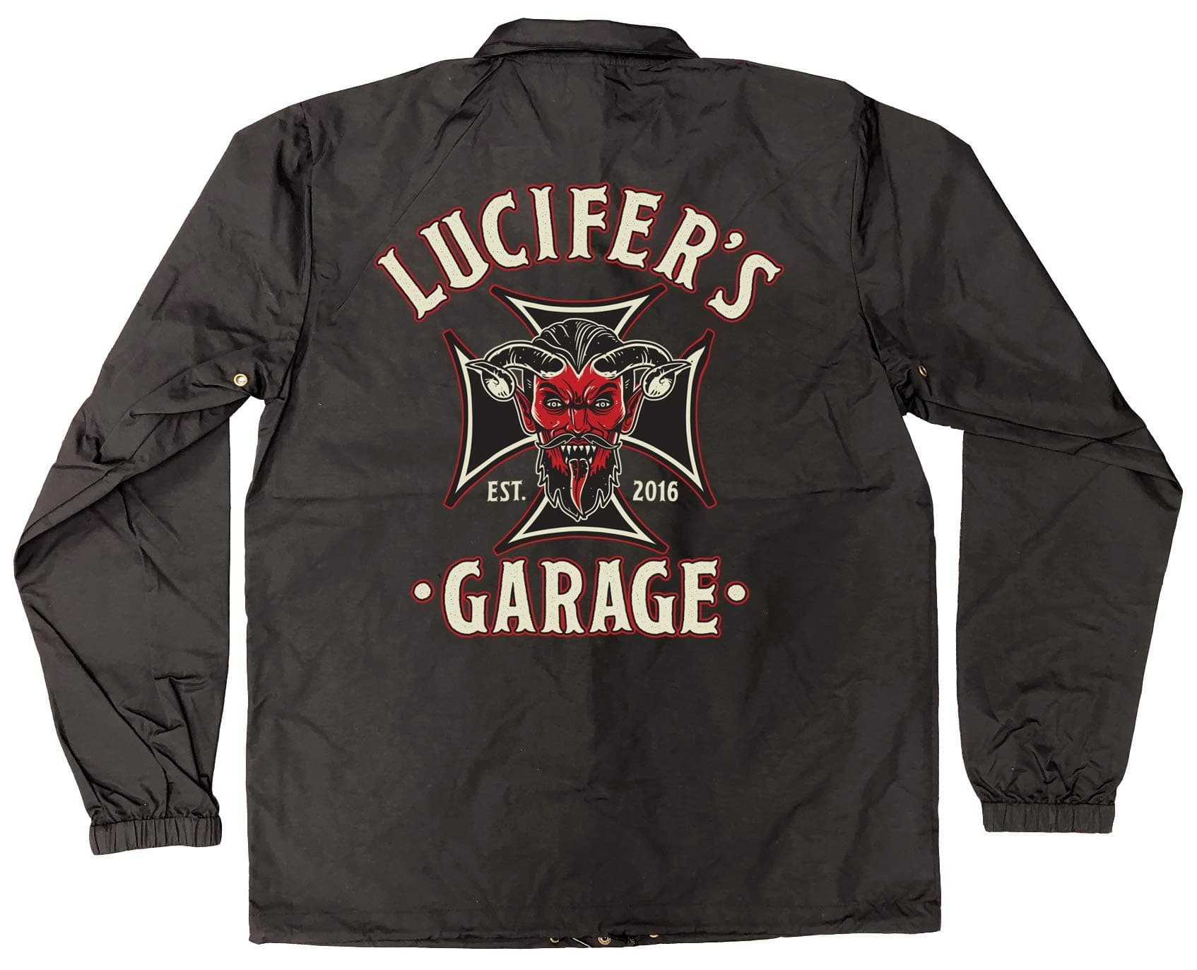 Lucifer's Garage Lucifer Iron Cross Windbreaker