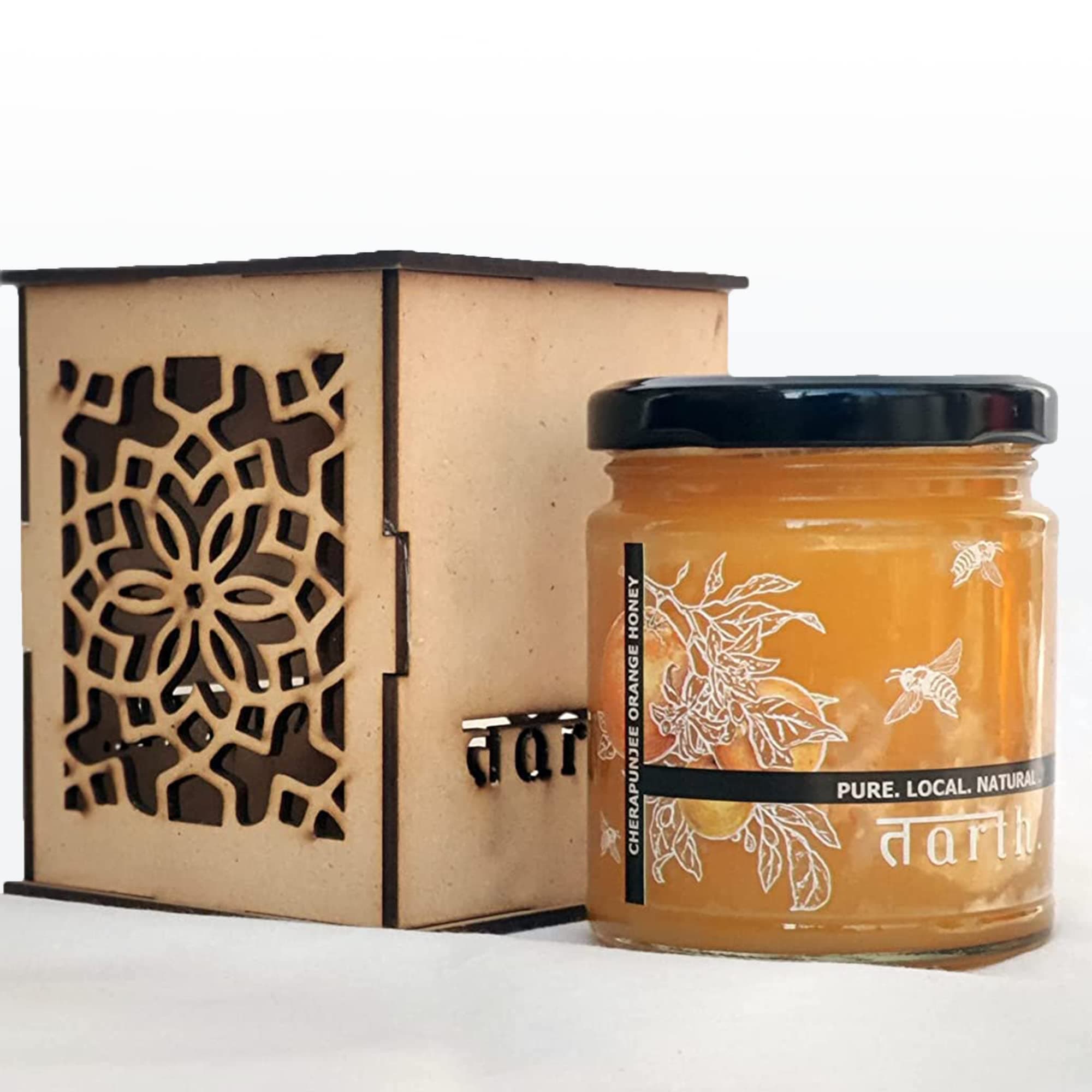 Tarth Rare Raw Orange Honey| Meghalaya Mandarin Forest Honey |100% Pure, Raw, Organic, Unprocessed Honey