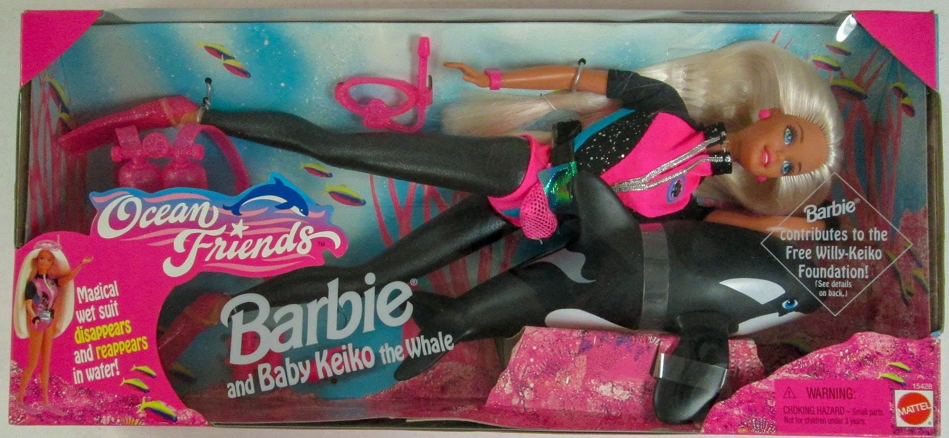 Barbie Ocean Friends and Baby Keiko the Whale Set