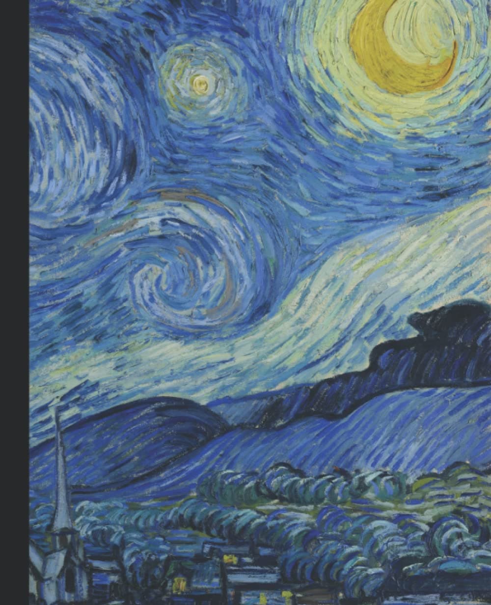 Composition Notebook College Ruled: Starry Night Vincent Van Gogh 1889 Painting | Artistic Aesthetic for School, College, Office, Work, Wide Lined: No ... (other than barcode) to not obstruct artwork