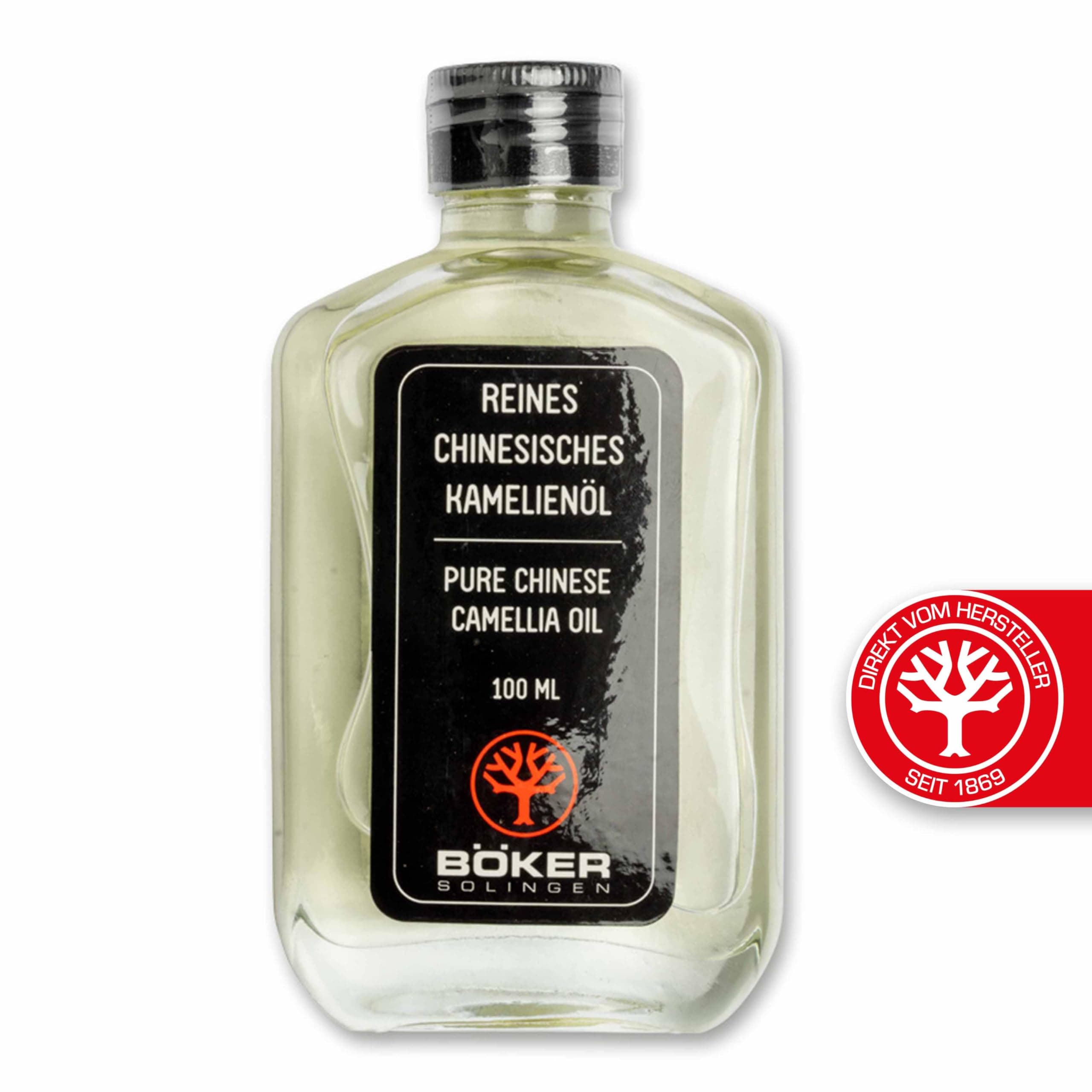 SOLINGEN Camellia Oil - Knife Oil Food Safe - 100 ml Bottle - Camelia Oil - Wood Oil Knife Handle