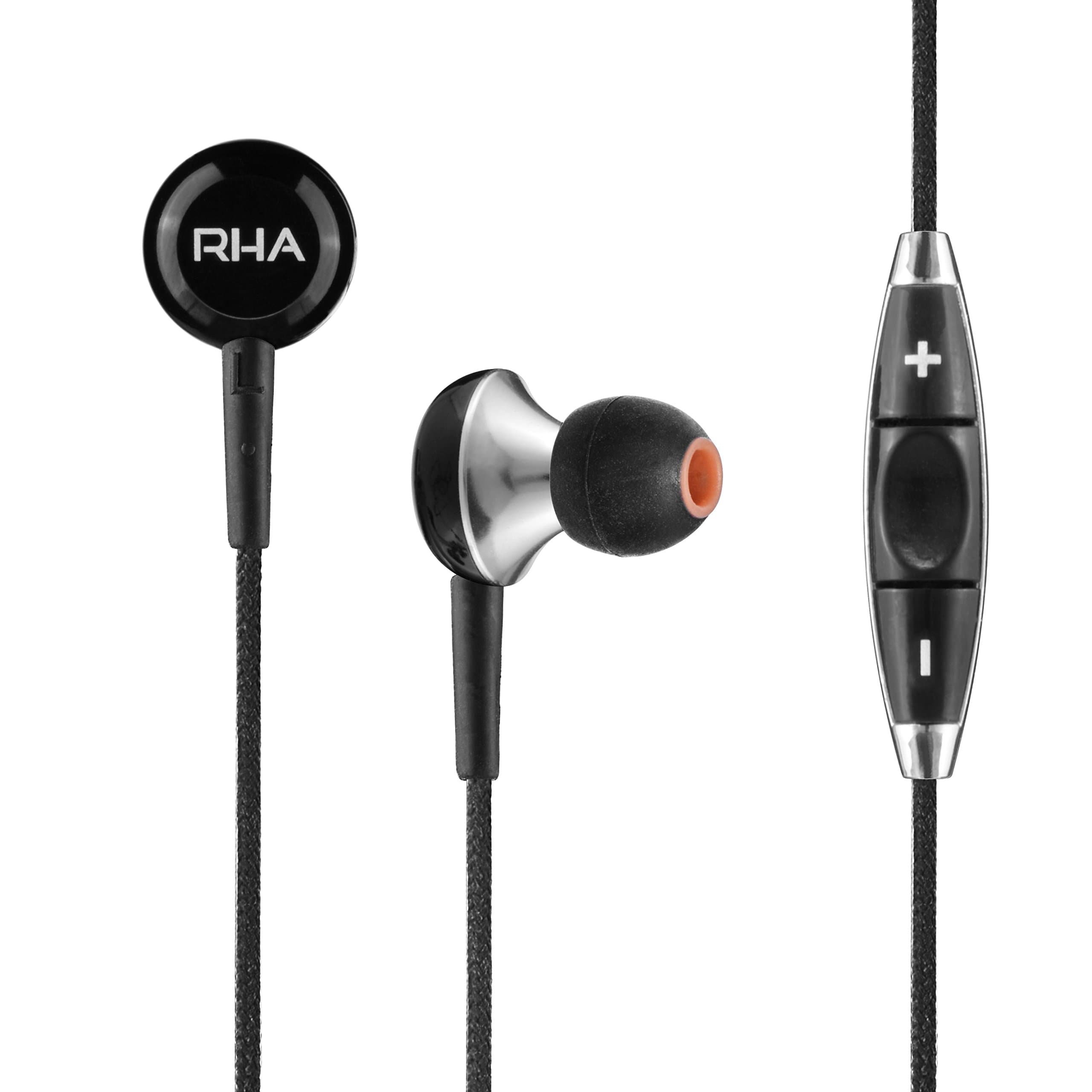 RHA MA450i Noise Isolating, Aluminium, In-Ear Headphone with Remote and Microphone