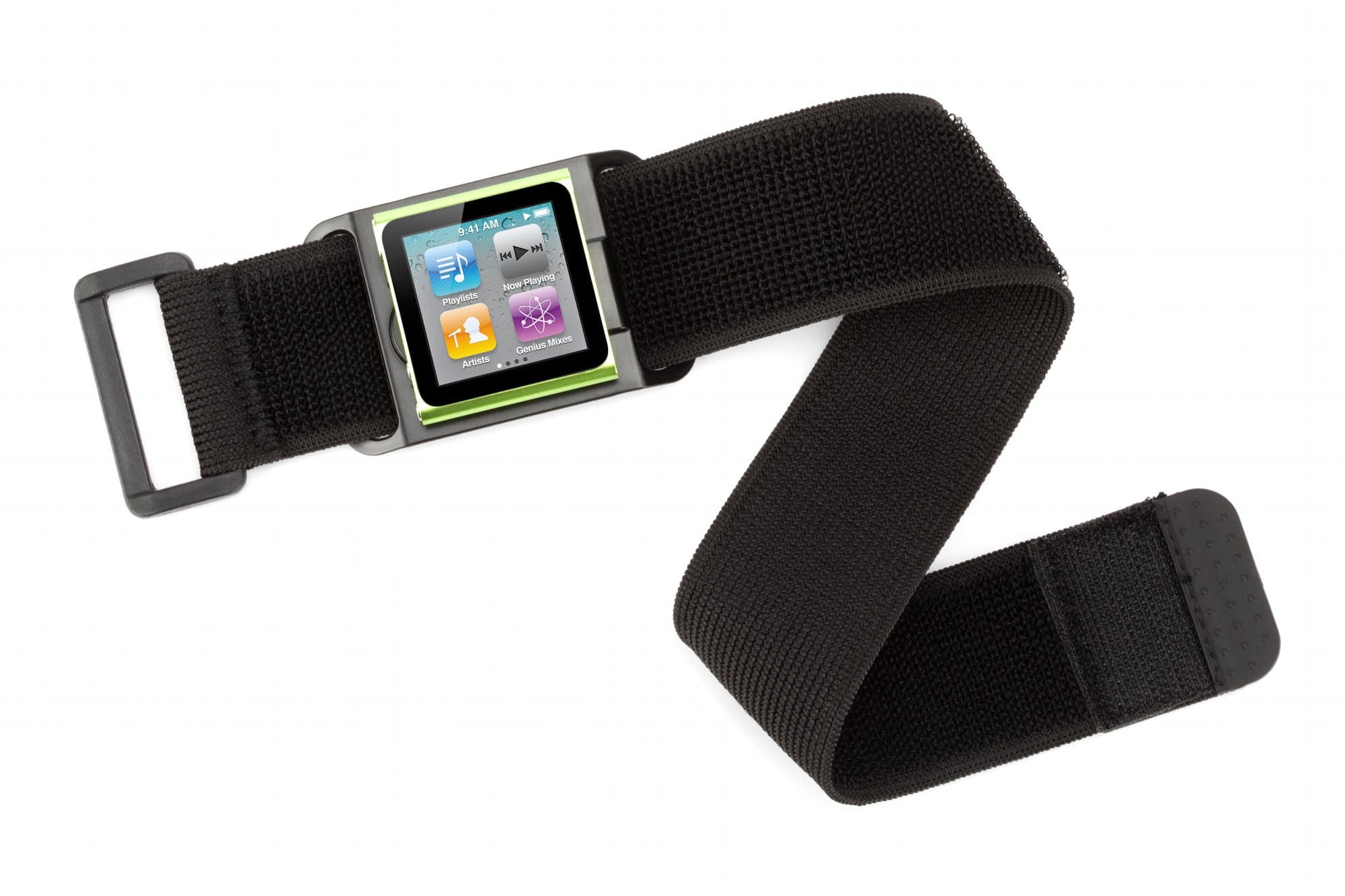 Griffin AeroSport Adjustable Armband Case for iPod nano 6G -Black/Gray