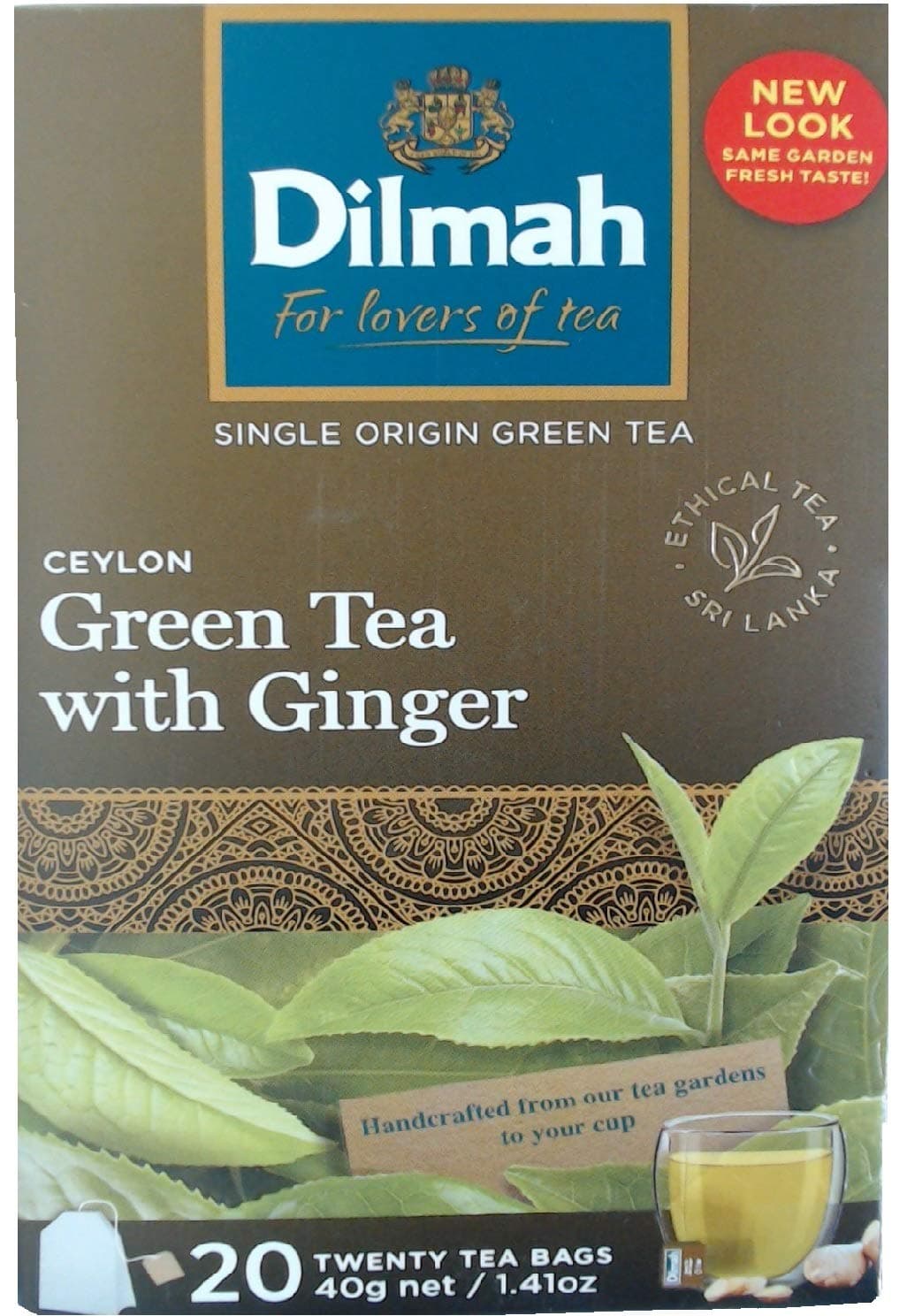 GREEN TEA GINGER 20/2g/6