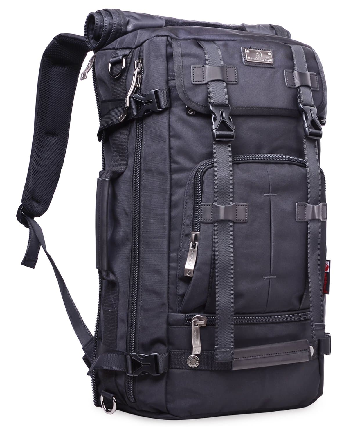 WITZMAN Water Resistant Nylon Backpack Travel Duffel Bag Outdoor Hiking Daypack