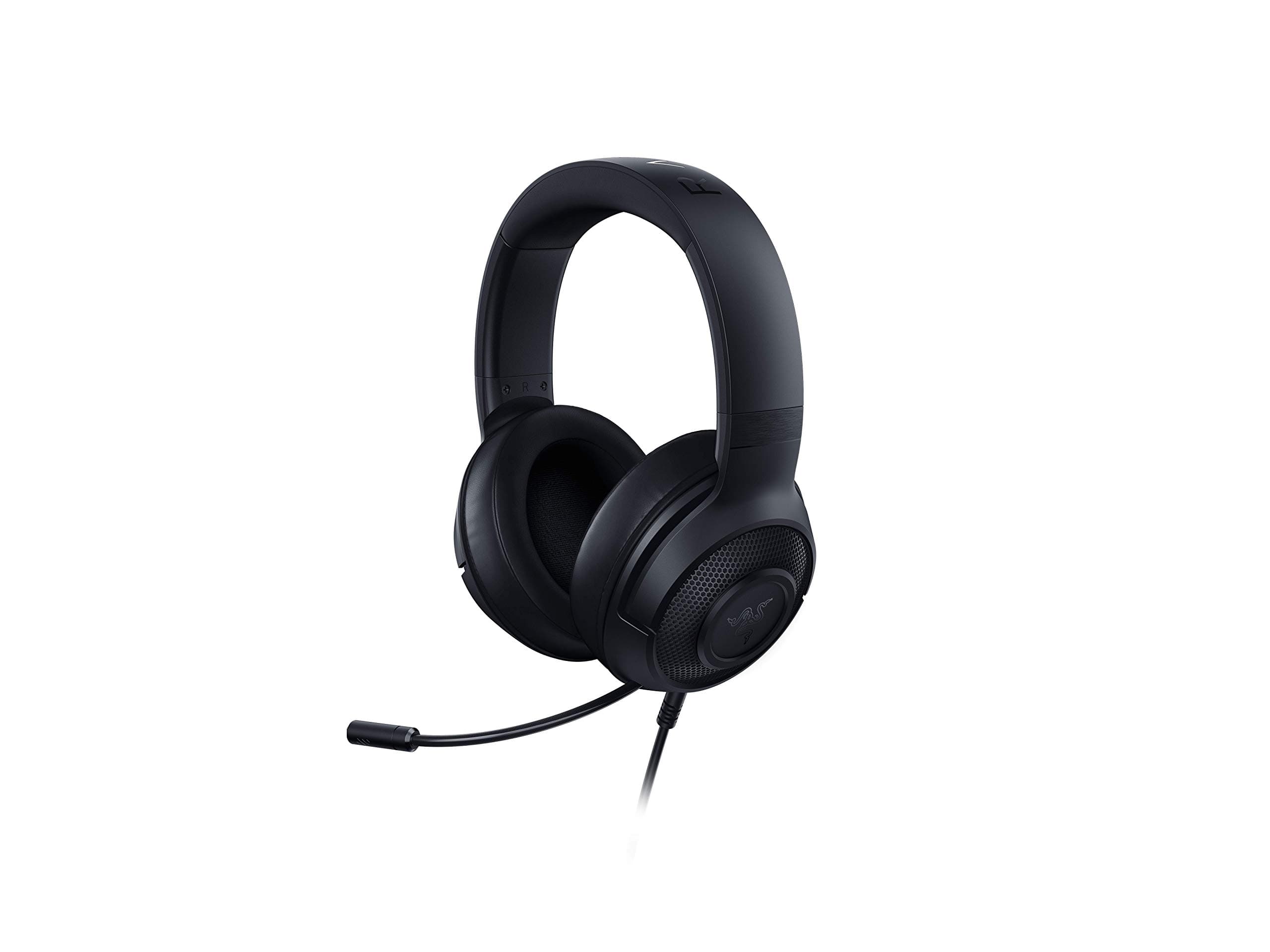 (Refurbished) Razer Kraken X Ultralight Gaming Headset: 7.1 Surround Sound Capable on PC Only - Lightweight Frame - Bendable Cardioid Microphone - for PC, Xbox, PS4, Nintendo Switch - Matte Black