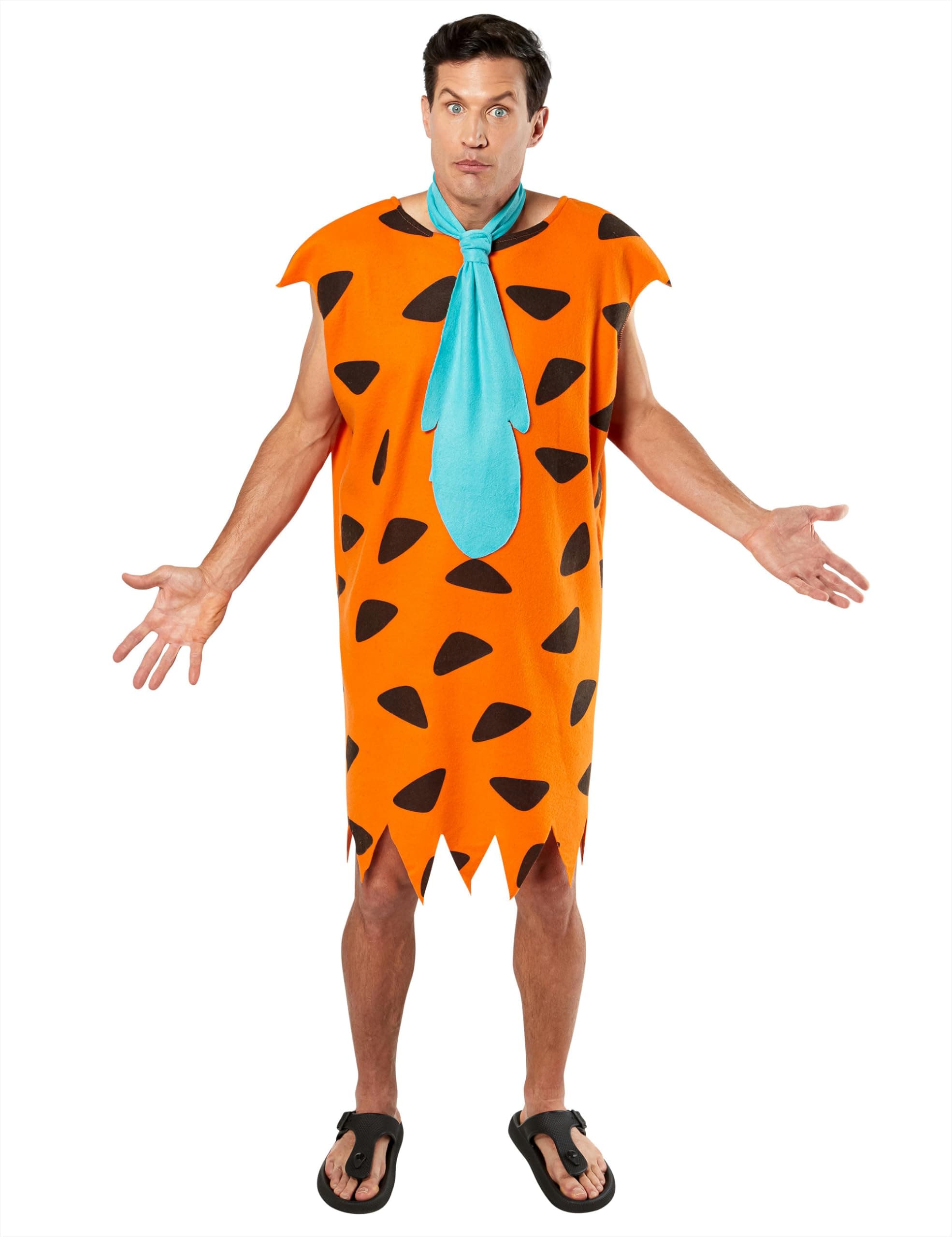 Rubie's Official Fred Flintstone Men's Costume, Adult Fancy Dress