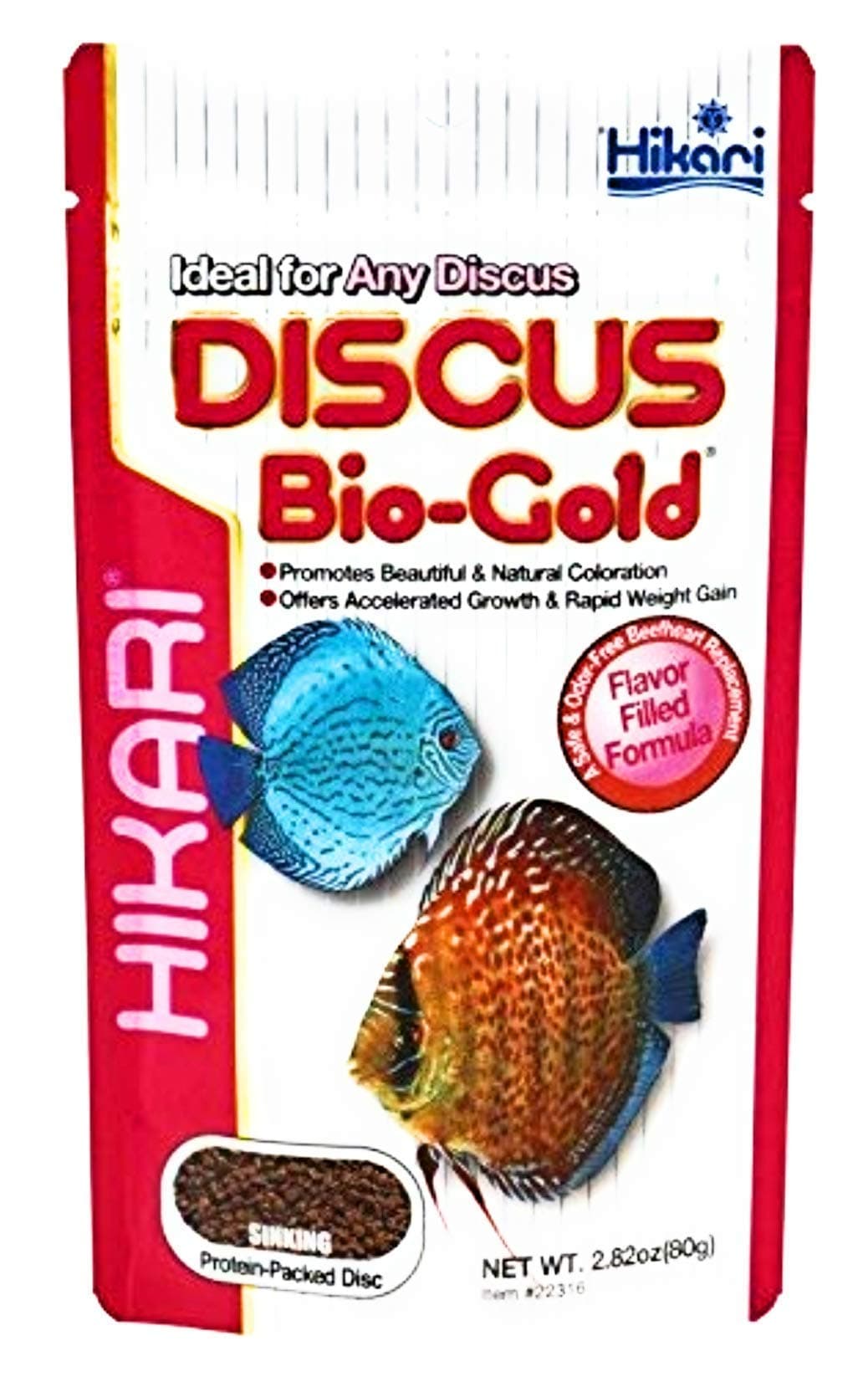 Tropical Discus Bio-Gold Aquarium Fish Food, 80 g