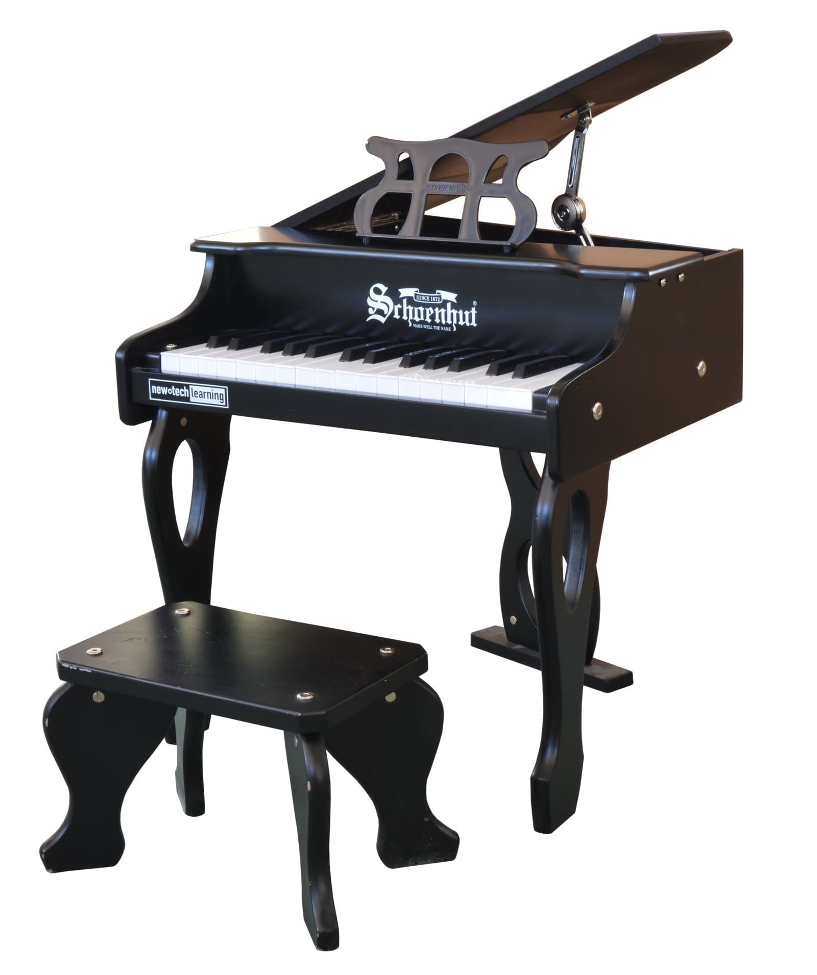 Schoenhut 30 Key Digital Baby Grand Piano, Black