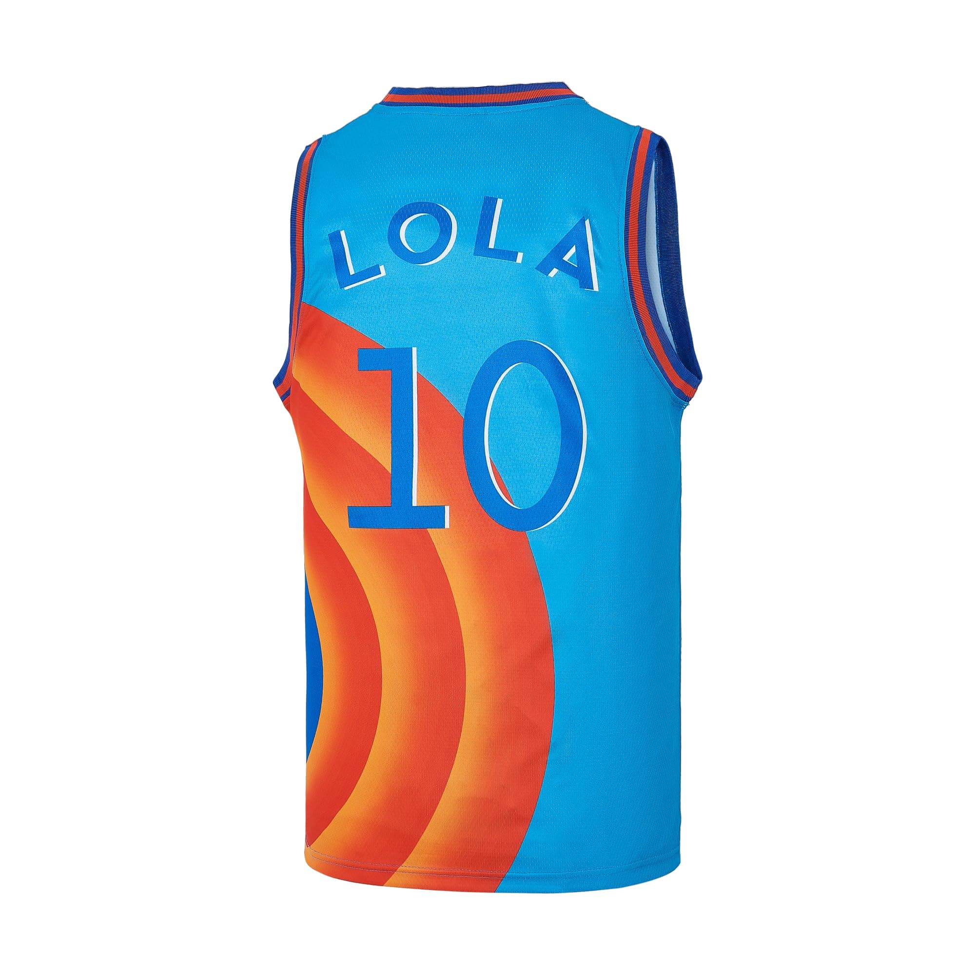 TUEIKGU1 Bugs 10 Lola Space 2 Movie Youth Basketball Jersey for Kids Fit Age 5-18 Boys