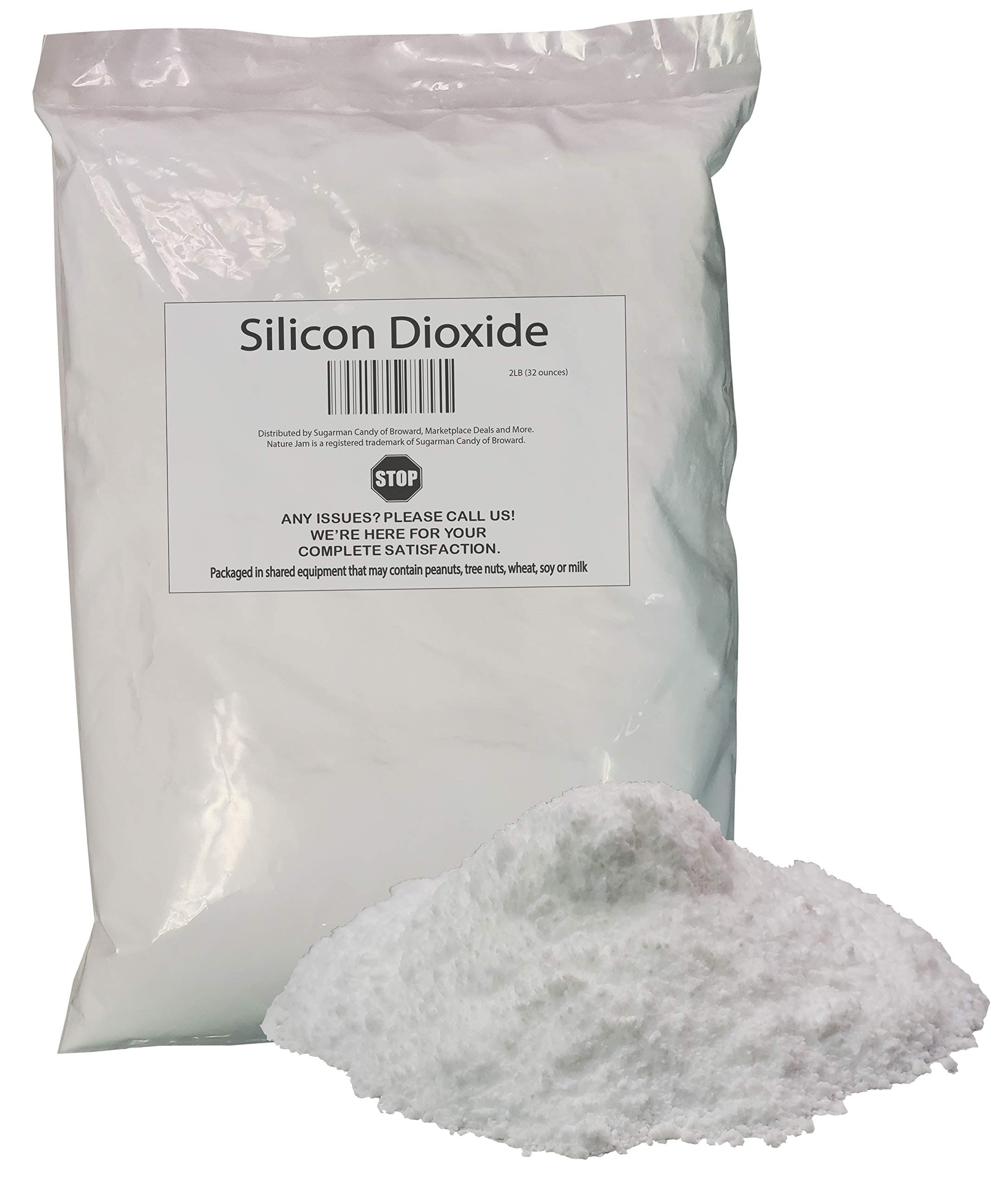 Silicon Dioxide 2 Pounds-Silica Powder-Anti Caking Agent
