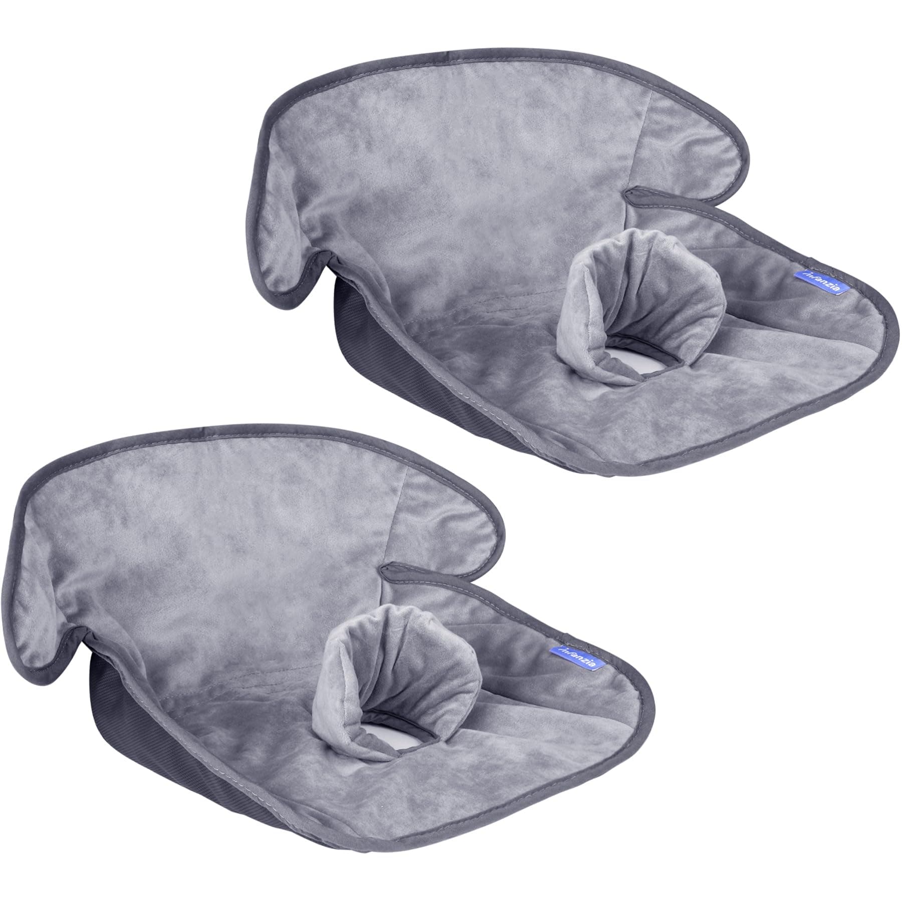 INFANZIA Dry Seat, Car Seat Protector Waterproof Carseat Liner Potty Training Toddlers, Baby and Infants, Piddle Pad for Carseats Strollers (Grey, 2 Packs