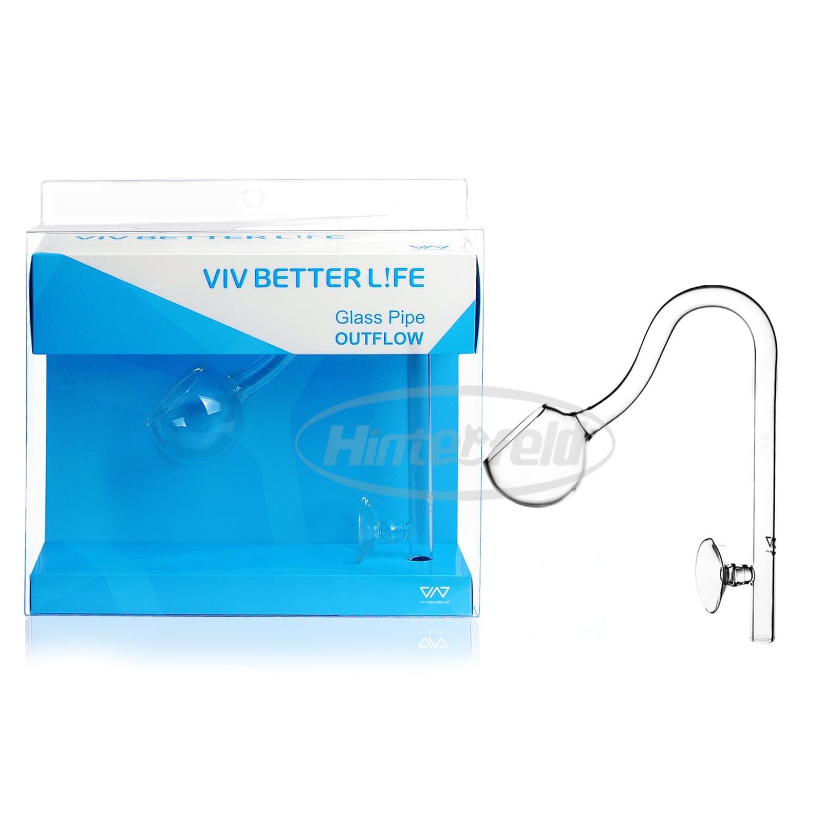 VIV Plant Aquarium Filter Outflow Glass Ball Lily Pipe 13mm