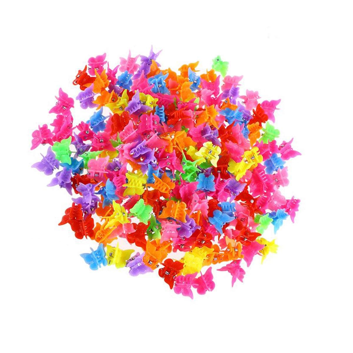 Butterfly Hair Clips Claw Barrettes, 50 Pcs Hair Clips Mini Hair Claw Clip Jaw Clips for Girls Women Kids