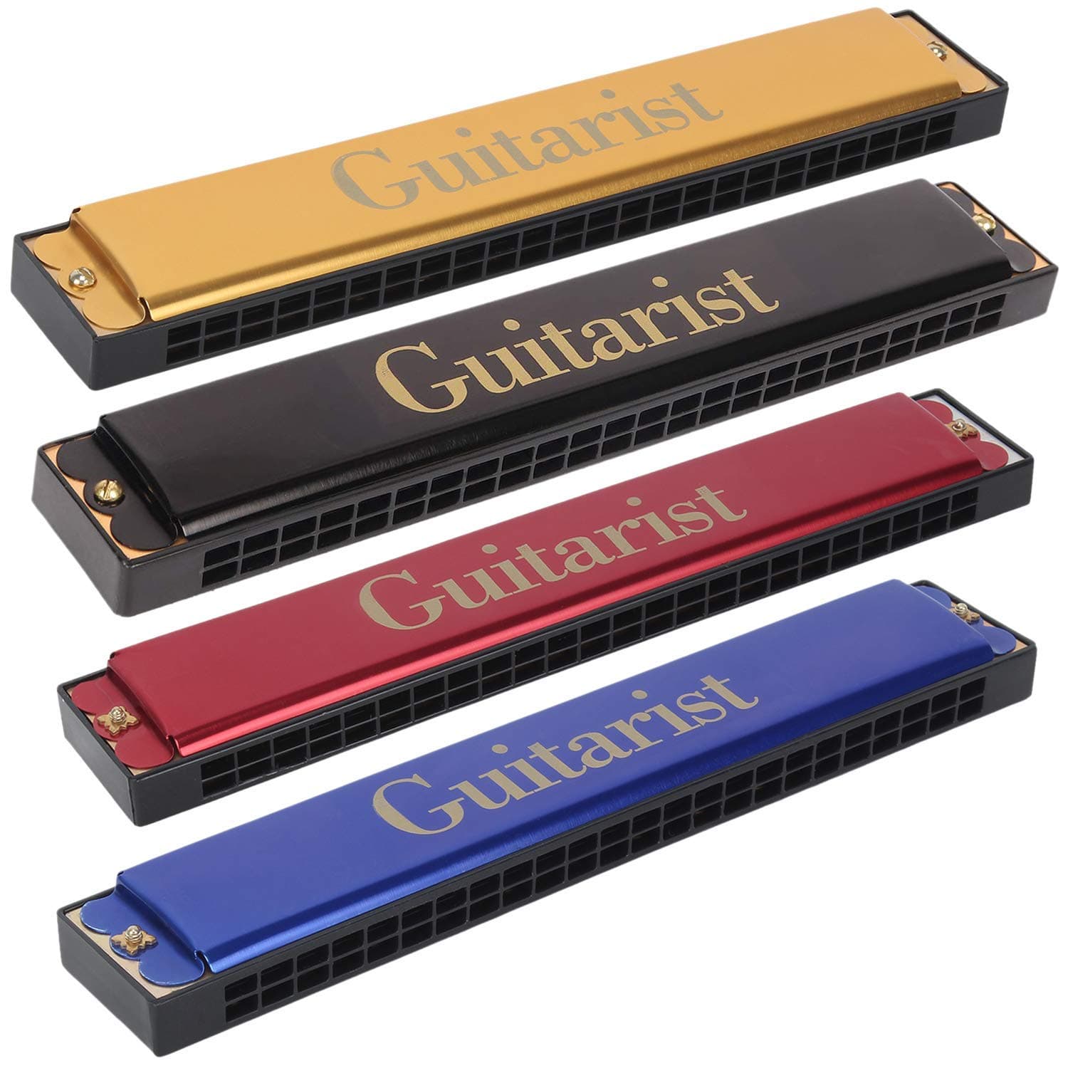 GUITARIST GT-24 Mouth Organ Harmonica 48 holes For Children (Multi color)