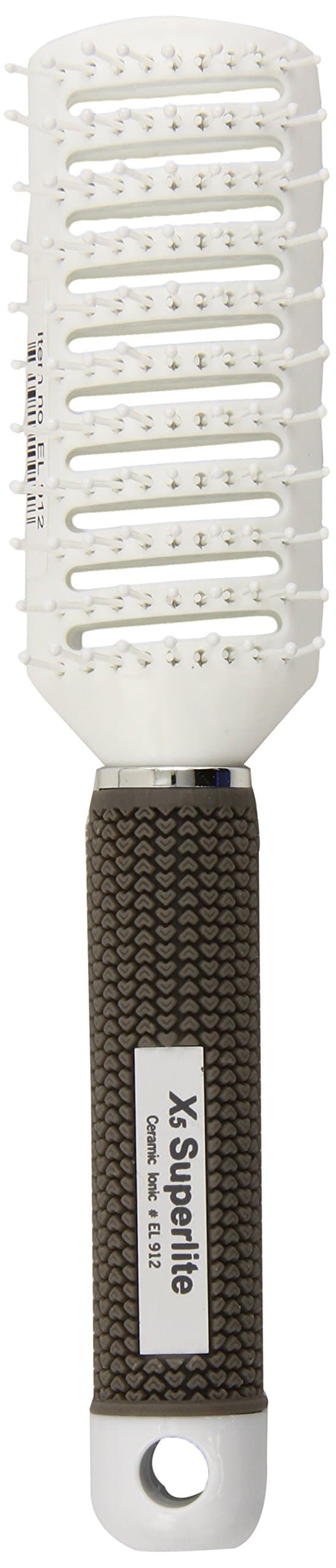 Elegant Brushes Superlite X5 Tunnel Vent Brush, White, One Size