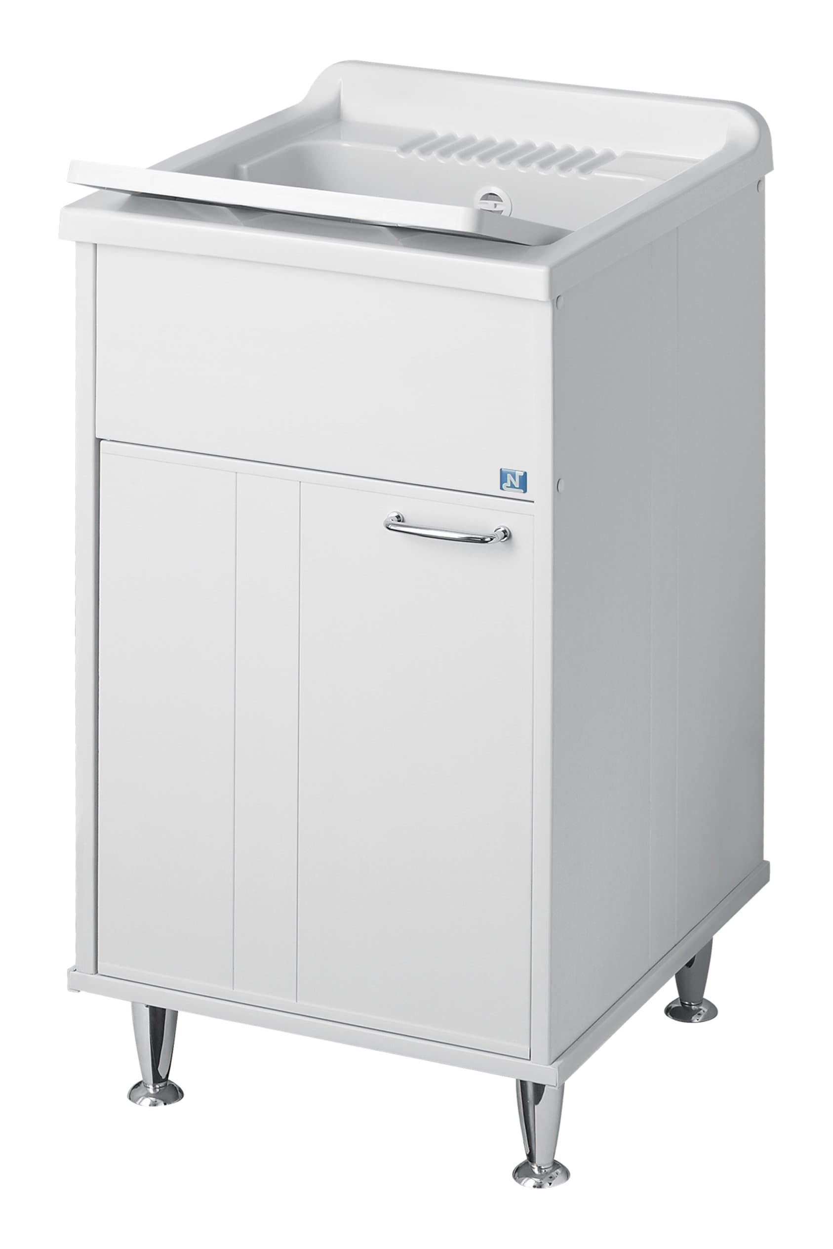 Negrari 9046A White Resin Outdoor Wash Basin