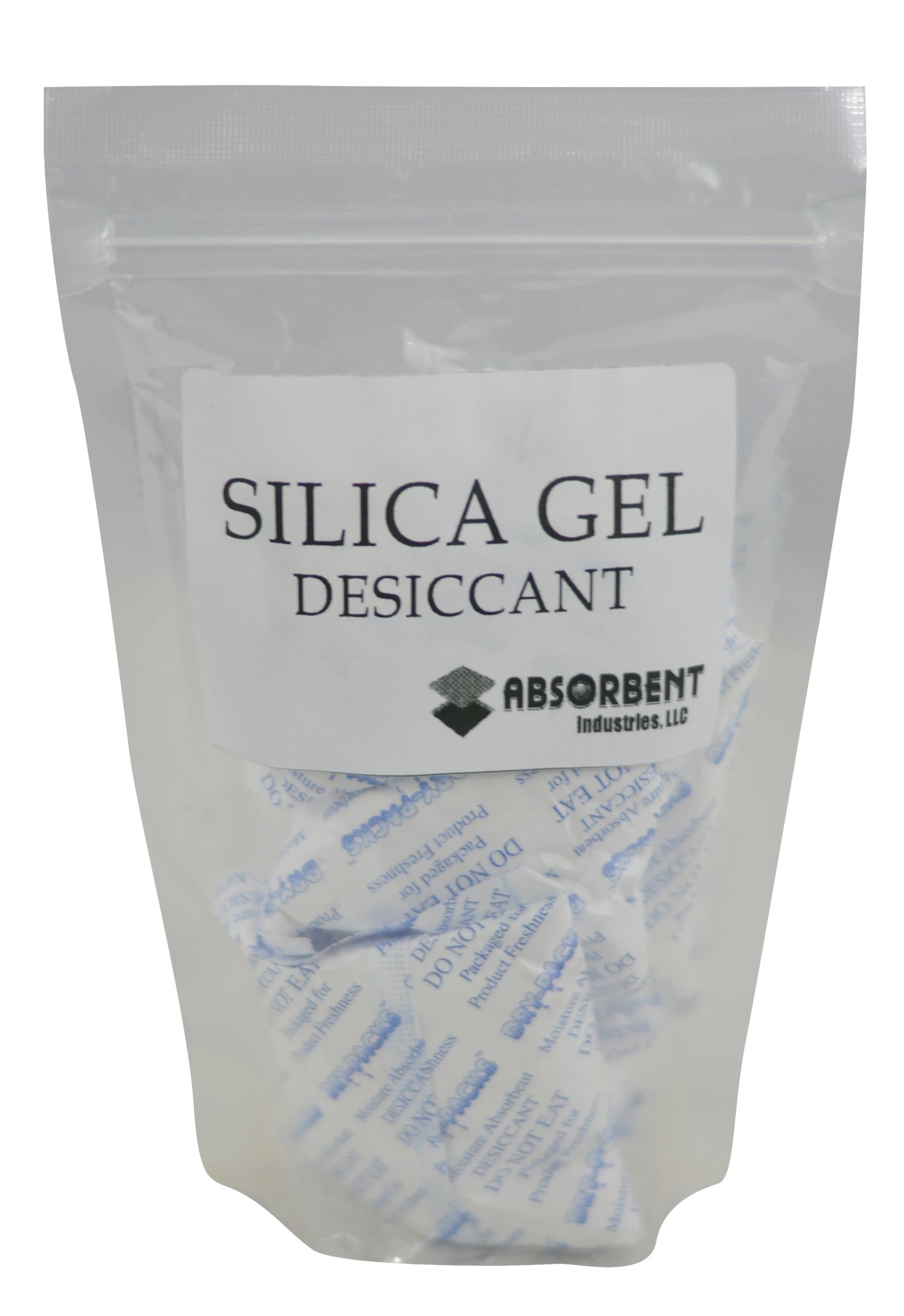 50 gram X 5 PK Silica Gel Desiccant Moisture Absorber -FDA Compliant Food Safe