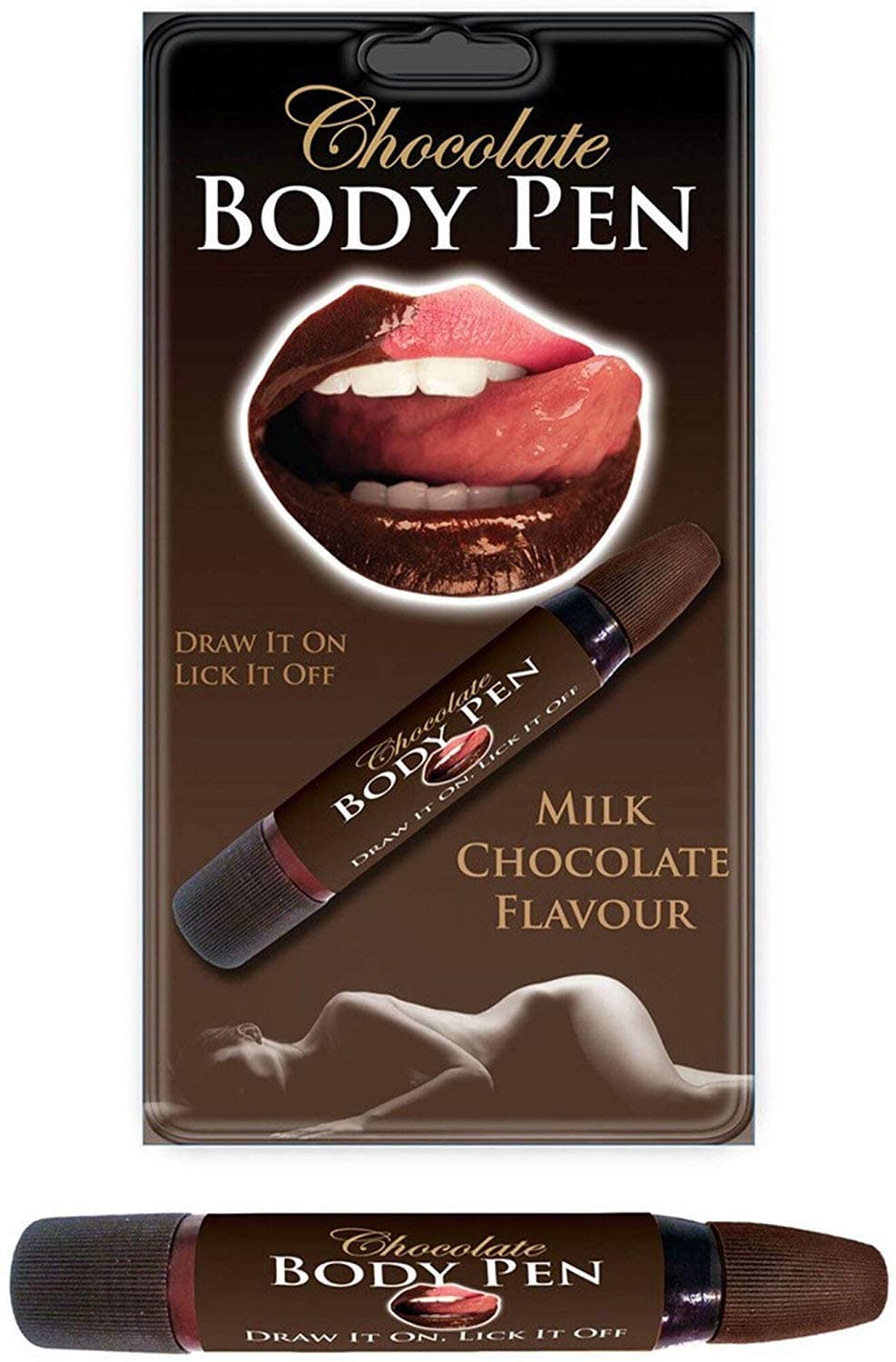 Spencer & Fleetwood Chocolate Body Pen Lovers Gift - Draw It, Lick It! Edible Body Paint Love Couples Present
