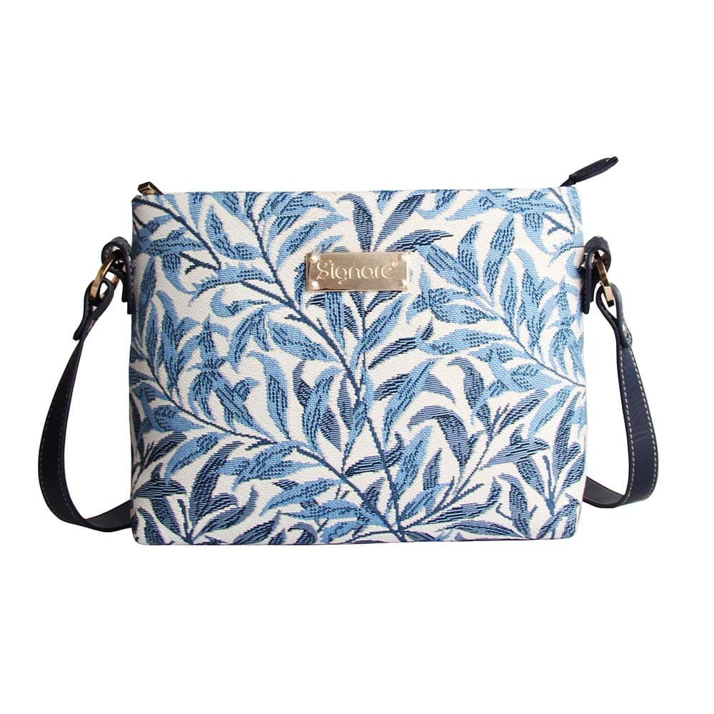 Tapestry Crossbody Bag Small Shoulder Bag for Women with Floral Design