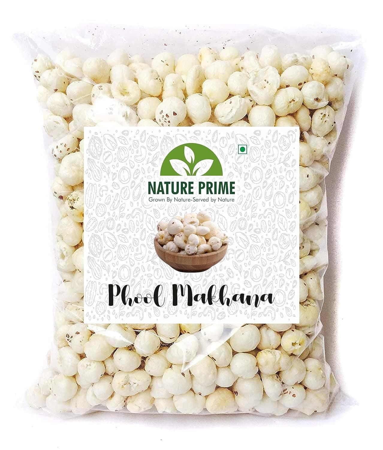 Nature Prime Special Jumbo Size Phool Makhana/Lotus Seeds/Fox Nuts Big Size Phool Makhana 1 Kg