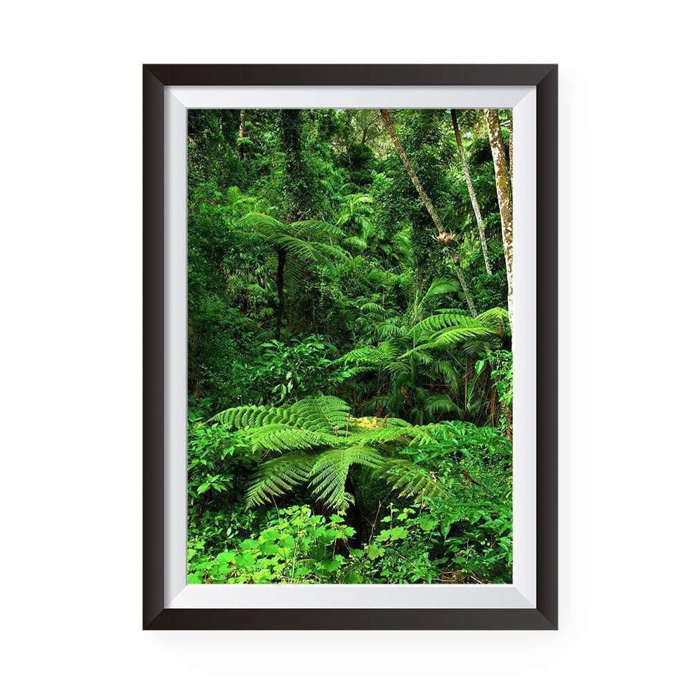 MahaVastu Green Landscape Wall Painting For Vastu | MahaVastu Remedies Green Scenery Poster | Wall Art For Decoration 23.5 X 17.5 Inches