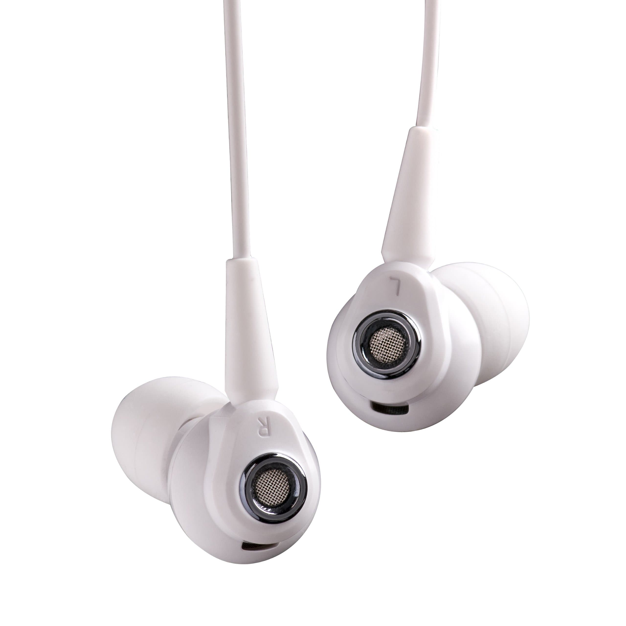 DS321D-White Digital Active Noise Cancelling Ear Buds
