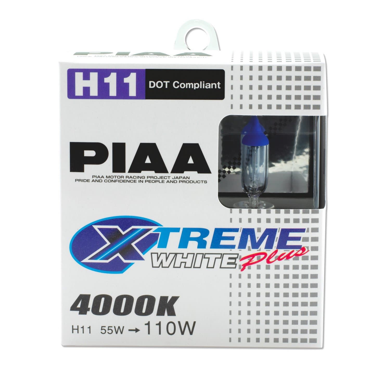 15211 H11 Xtreme White Plus High Performance Halogen Bulb, (Pack of 2)