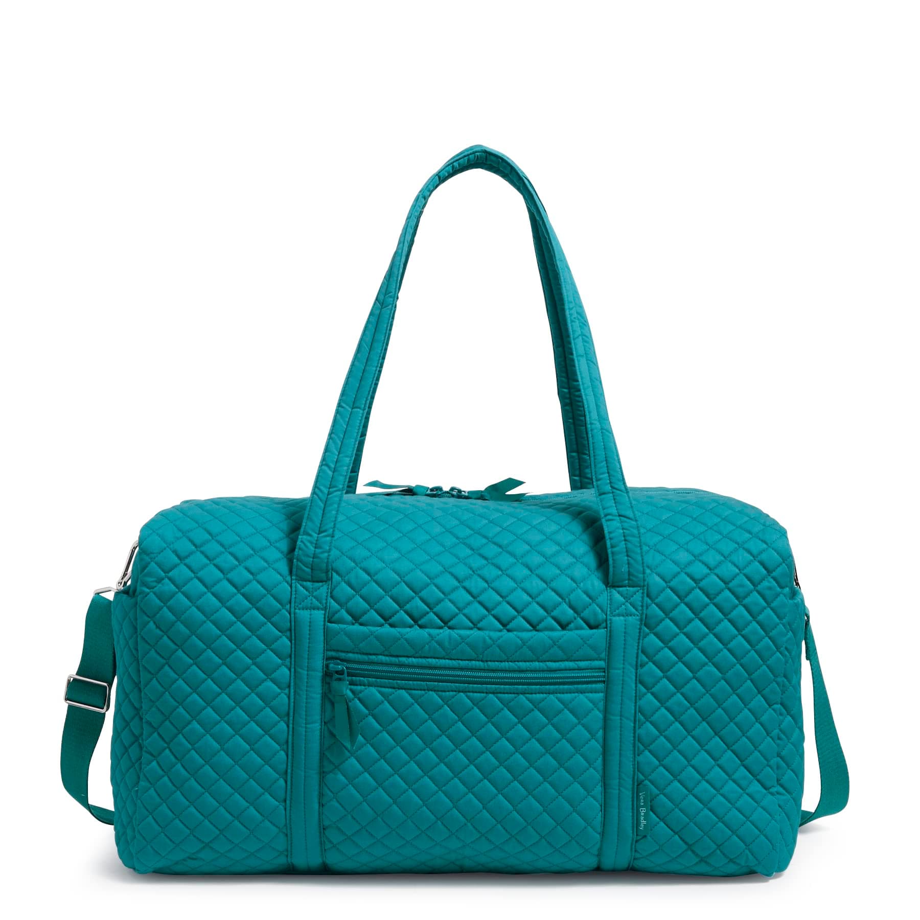 Women's Cotton Large Travel Duffel Bag, Forever Green - Recycled Cotton, One Size