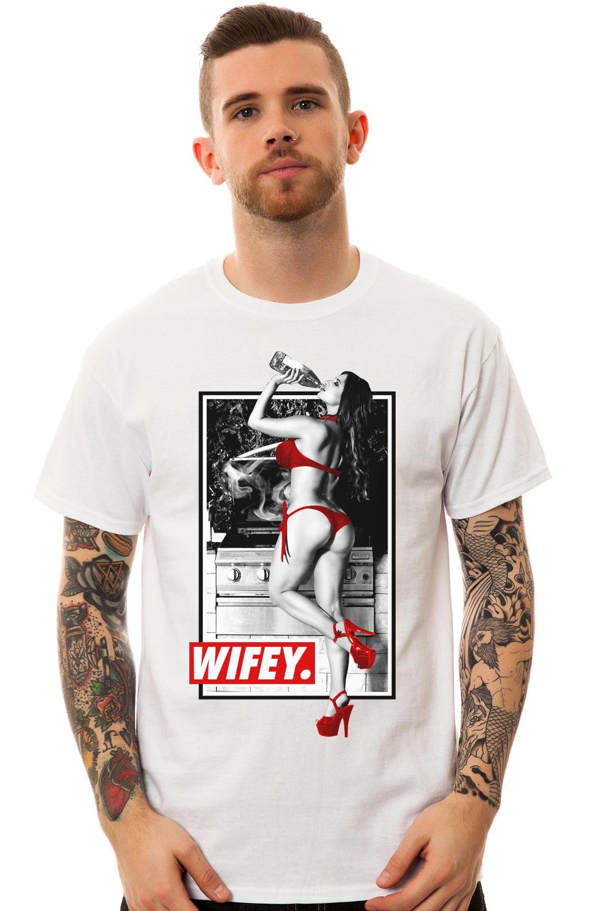 Wifey Project Men's BBQ Wifey Tee