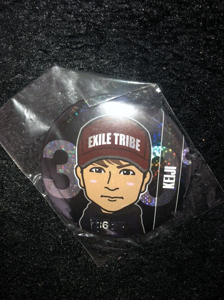 Exile Tribe Station Online Booth Gacha Exile The Second Keiji Kuroki 3.0 inches (75 mm) Can Badge CZ 360° Special