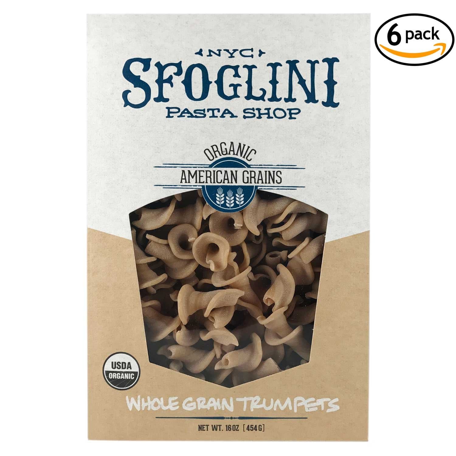 Sfoglini Organic Whole-Grain Trumpets, 6 lbs