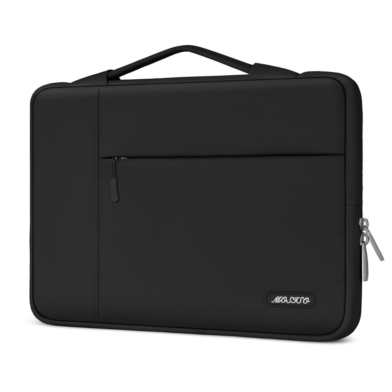 Laptop Case 13.3 inch, 13-13.3 inch Laptop Sleeve with Handle Compatible with MacBook Air/Pro 13/Pro 14 M5 M4 M3 M2 M1,HP Dell ASUS Lenovo, Polyester Multifunctional Computer Bag, Black