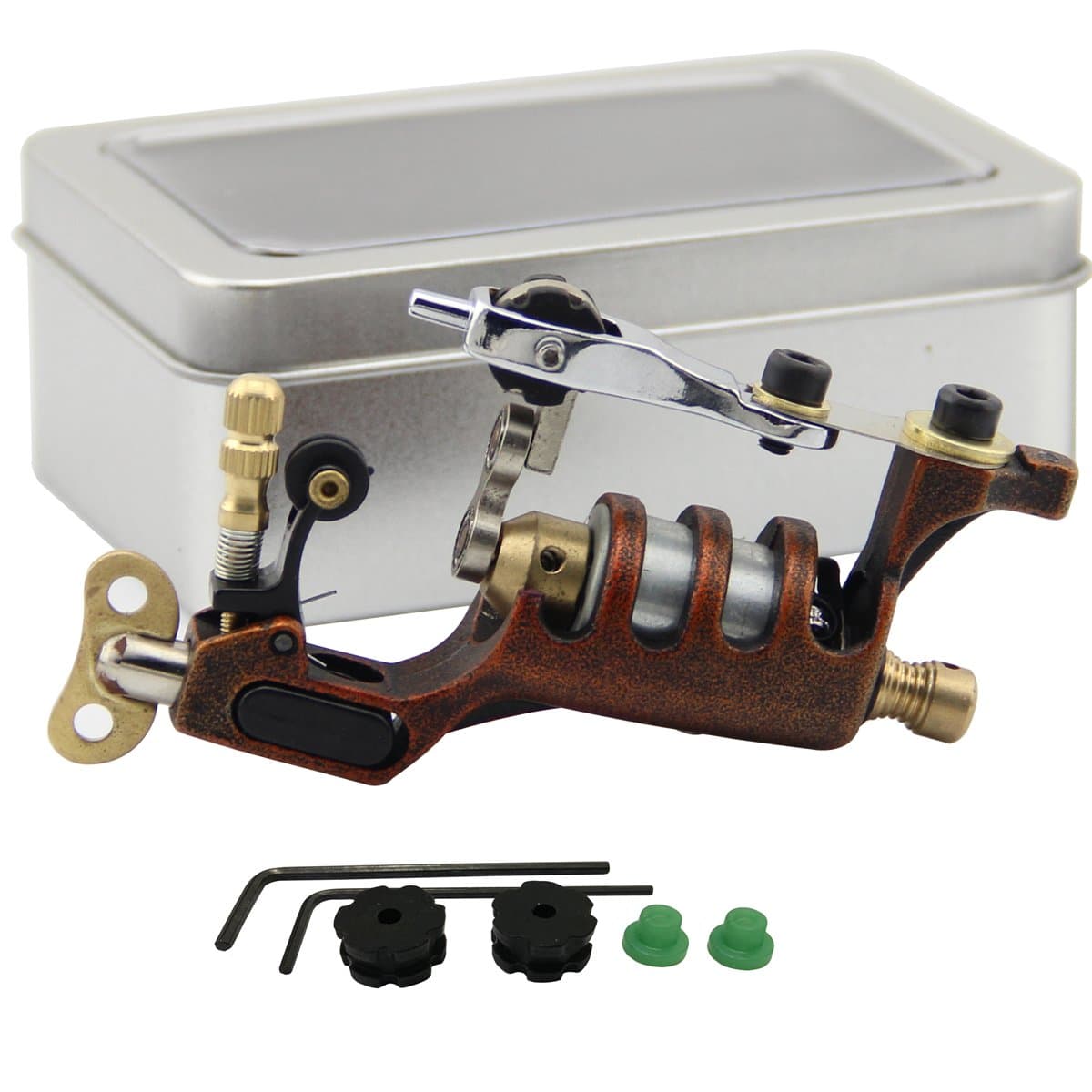 Rotary Tattoo Machine Body Art Beauty Machines Alloy Tattoo Motor Gun Rotarys Tatoo Machine Gun for Liner Shader Black Brown 2 Colors (Brown)