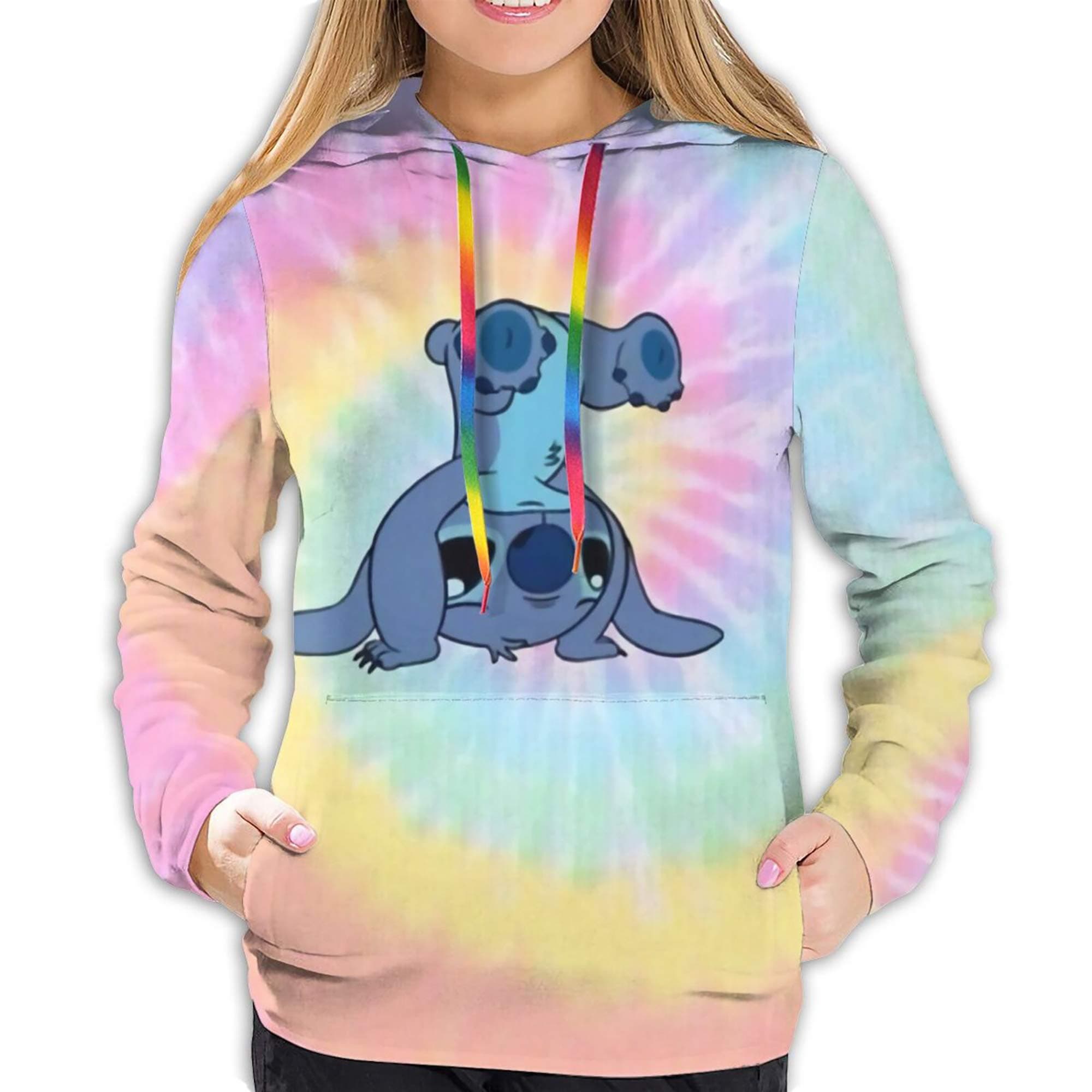 Rainbow Women‘s Pullover Hoodies Hooded
