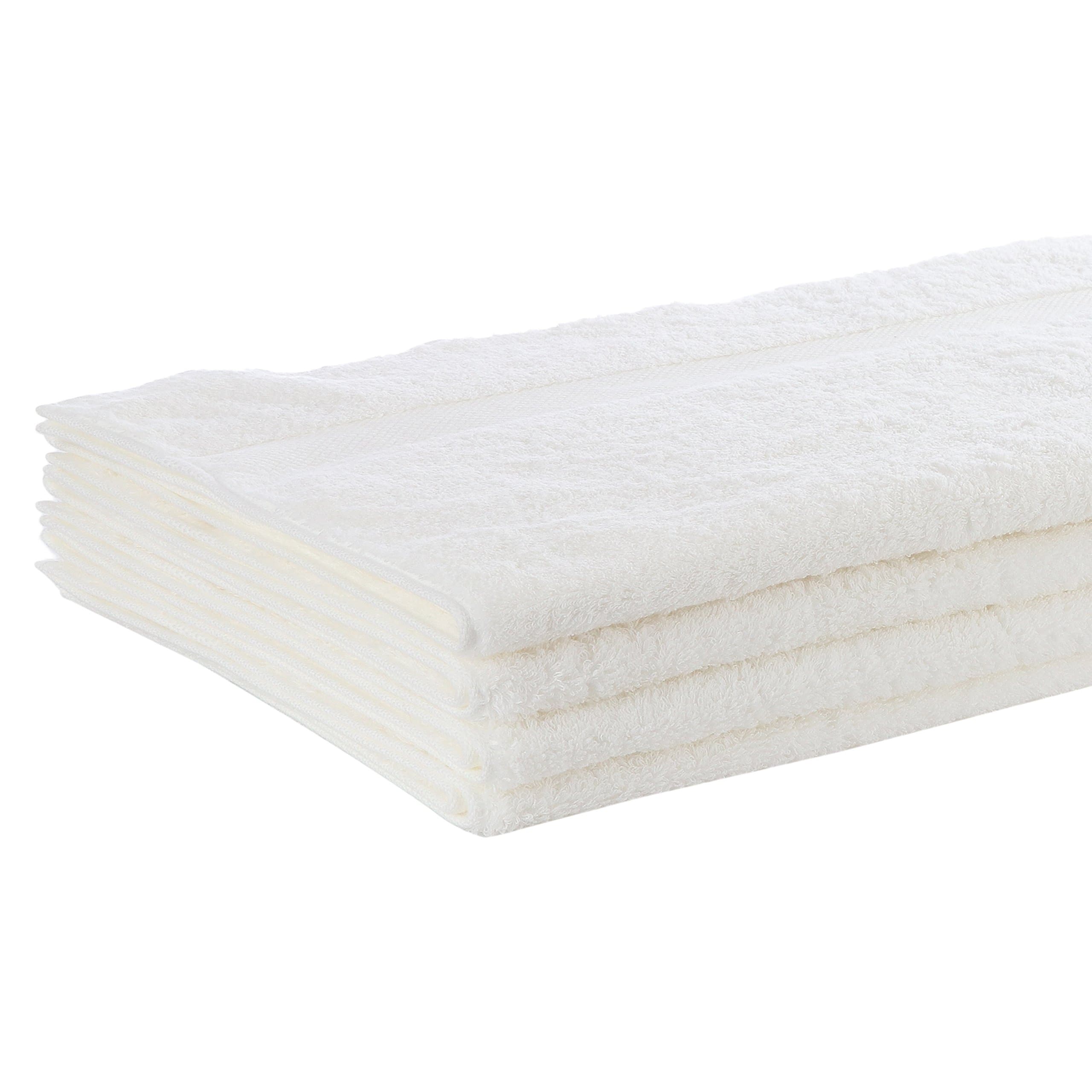 Caribbean Natural Luxury Egyptian Cotton Bath Towel 4 pack Ring-Spun Cotton- Perfect For Those With Sensative Skin, Including Infants & Toddlers - Free of Harsh Chemicals & Dyes-Hypoallergenic