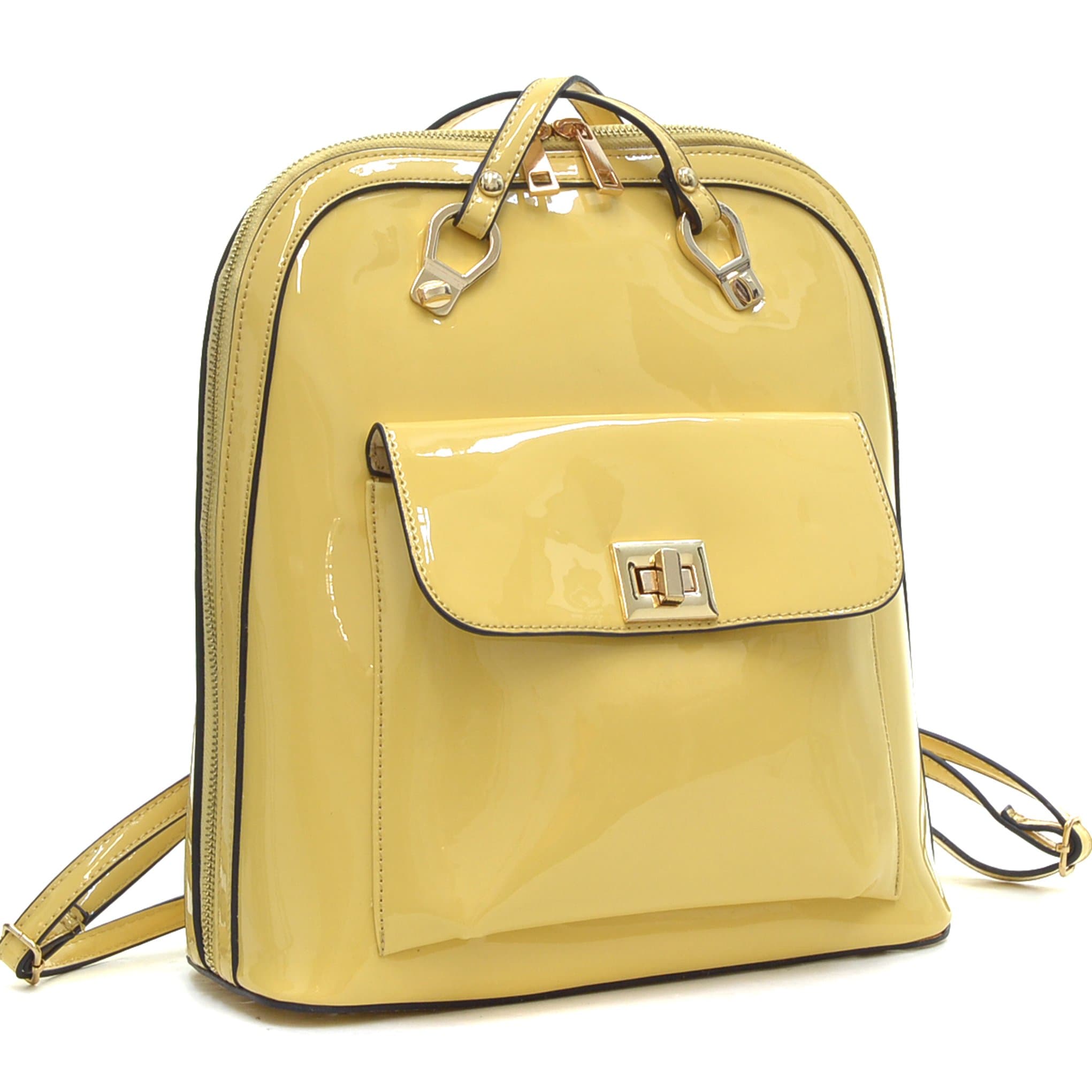 Dasein Mini Women Convertible Backpack Purse Faux Leather Triangle Shoulder Sling Bag Multipurpose Daypack