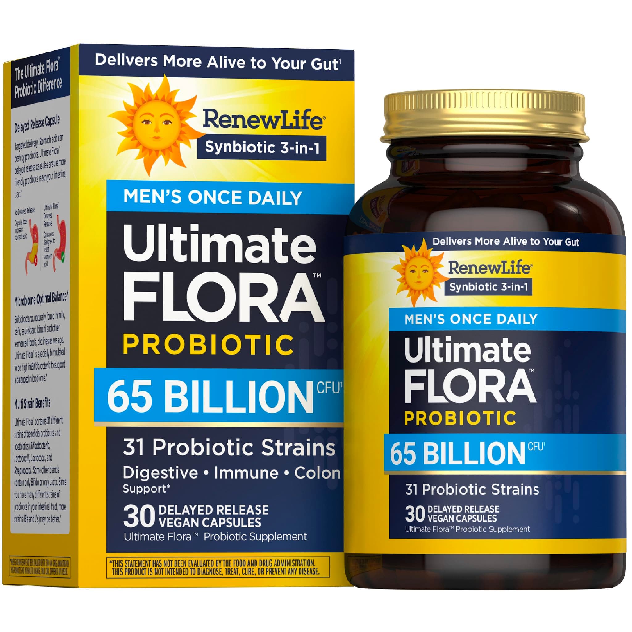 Once Daily Flora Men's 55 Billion 30ct, 30 CT