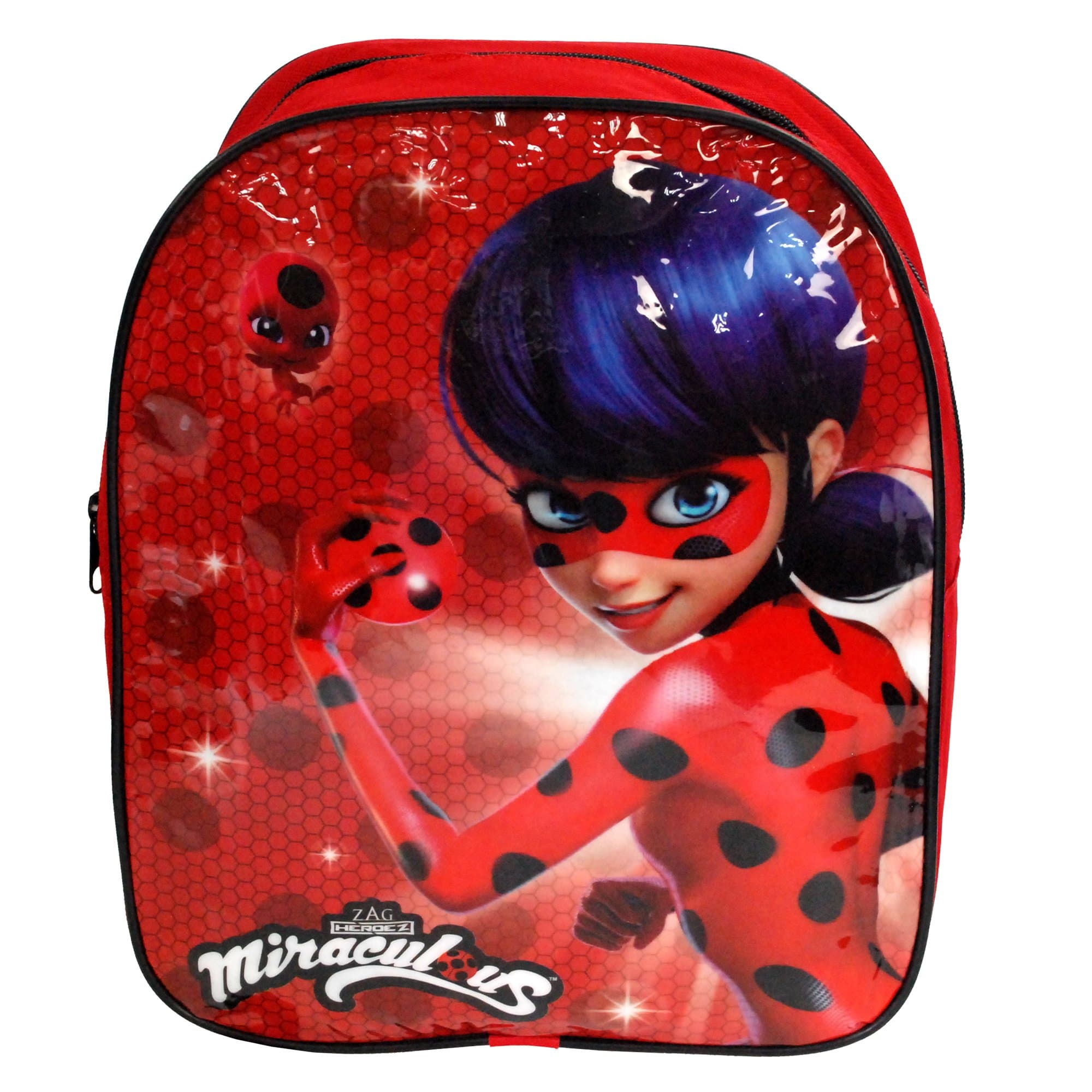 ZAG Heroez® Official Miraculous Ladybug Junior Backpack Rucksack Girls Back to School Bag 30 x 25 x 9cm for Children Aged 3+ Years Official Licensed ZAG Heroez Back to School Range