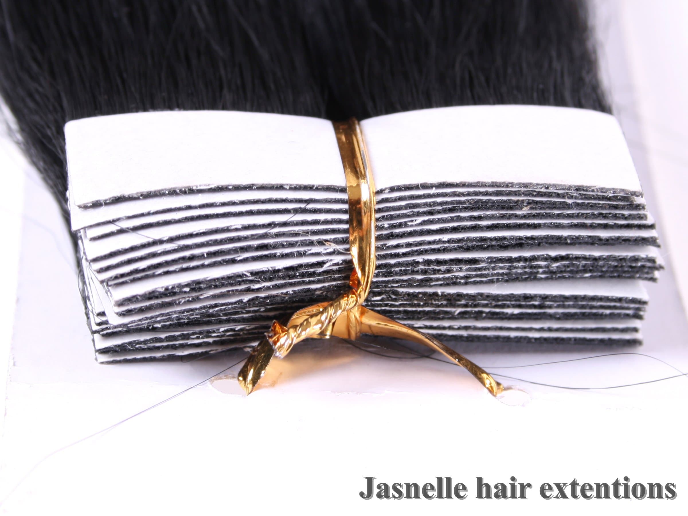 20" Gd AAAA | Indian Straight Remy Human Hair | PU Double TAPE IN |Color #1 |20 Pieces