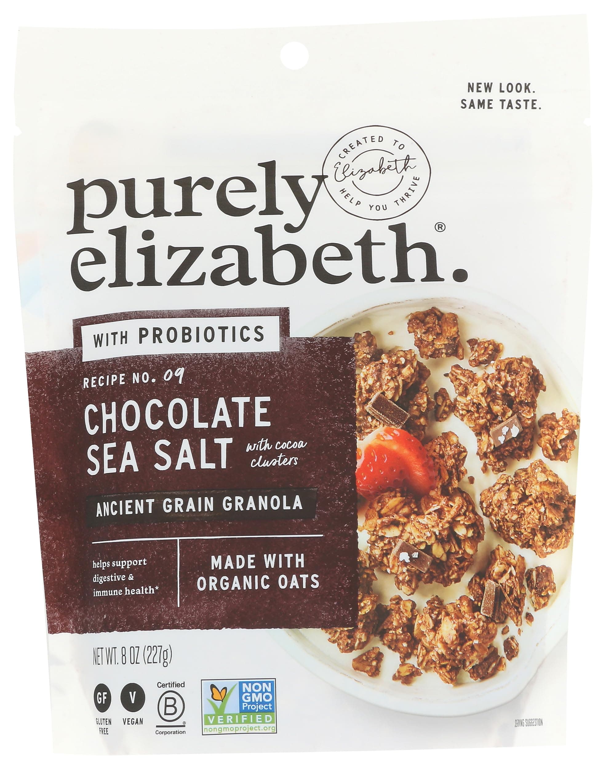 Probiotic Gluten-Free Granola, Chocolate Sea Salt, 0.5 Pound