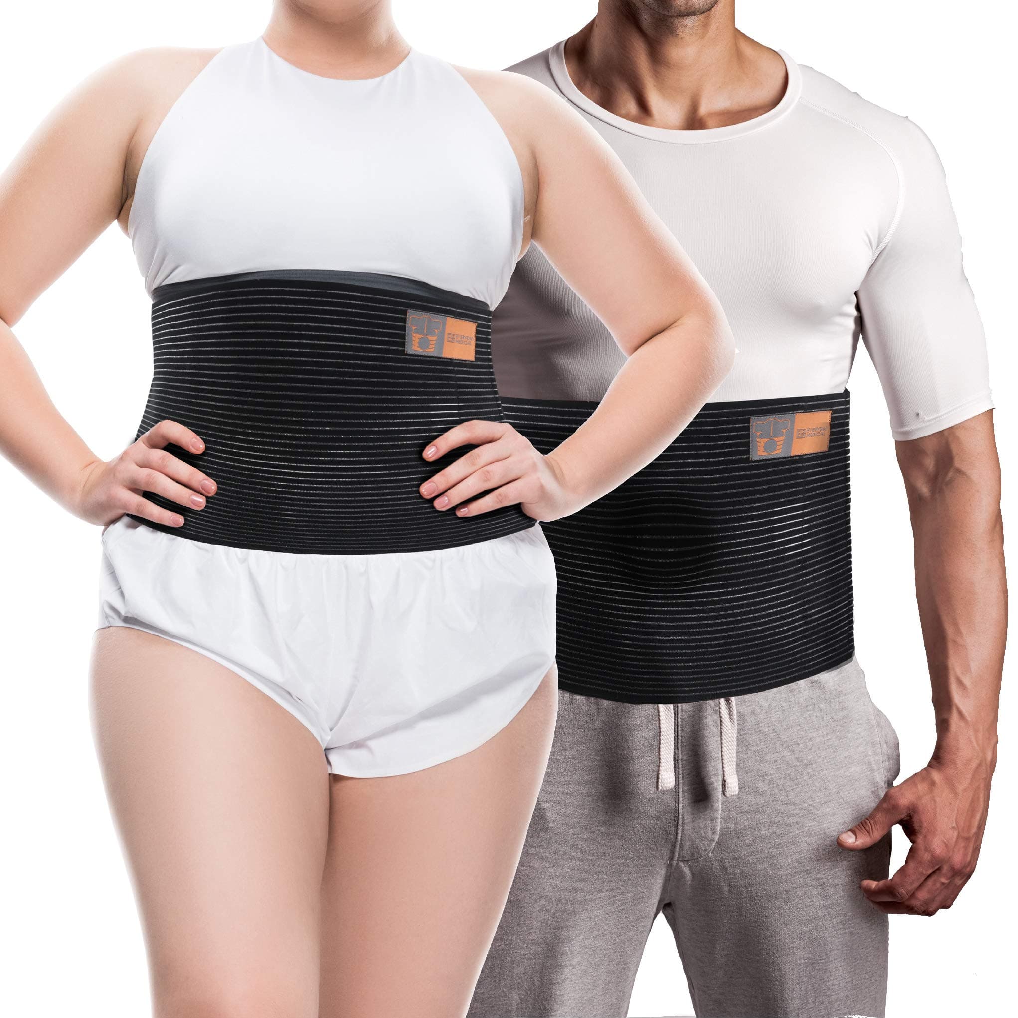 Everyday Medical Plus Size Umbilical Hernia Support Belt I Pain and Discomfort Relief from Umbilical, Navel, Ventral and Incisional Hernias I Hernia Binder for Big Men and Large Women I L/XL