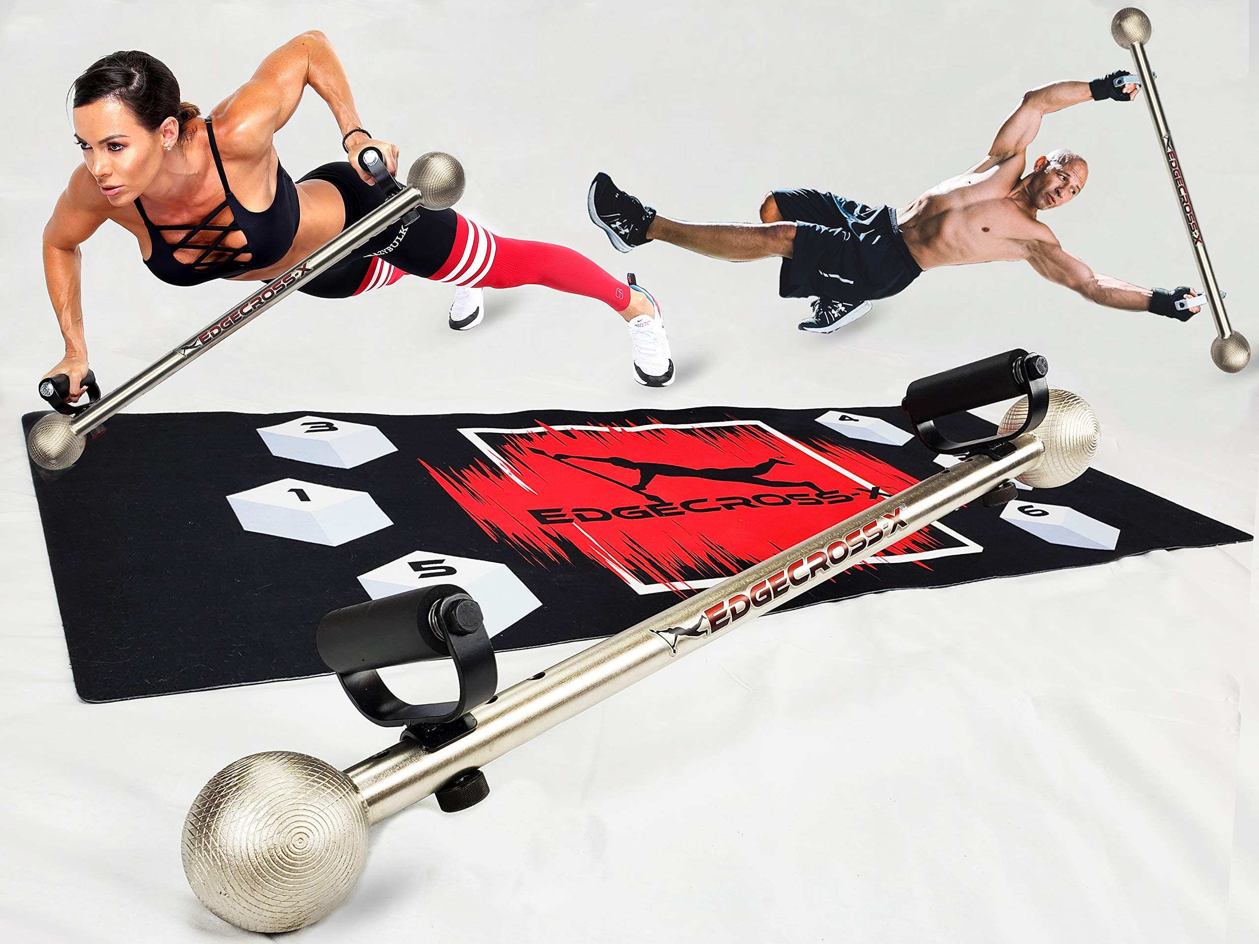 Fit Total Home Gym Workout | Complete Body Weight Training Equipment | Portable Compact Personal Strength & Core Exercise Machine | Work Out Resistance Bands | Fitness Accessories For Gyms