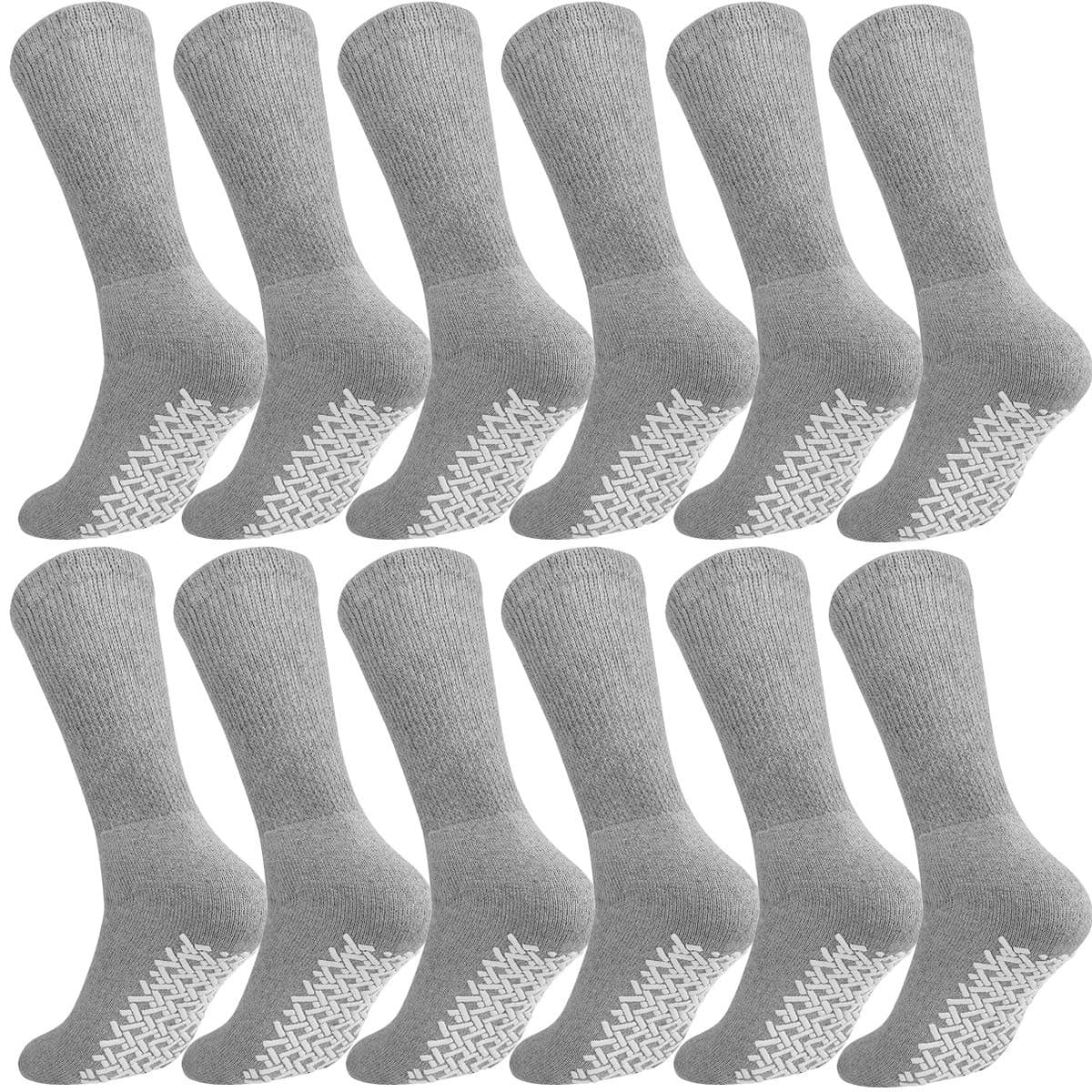 Non-Skid Crew Diabetic Socks