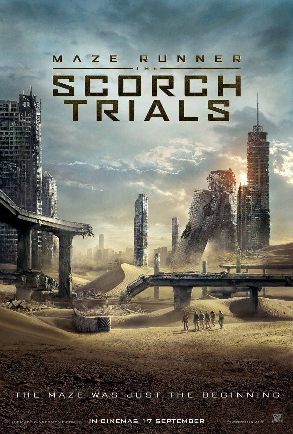 Jionk? Maze Runner : Scorch Trials - Movie Poster (12 x 18" Inches) , Glossy Finish (Thick):Dylan O'Brien, Kaya Scodelario