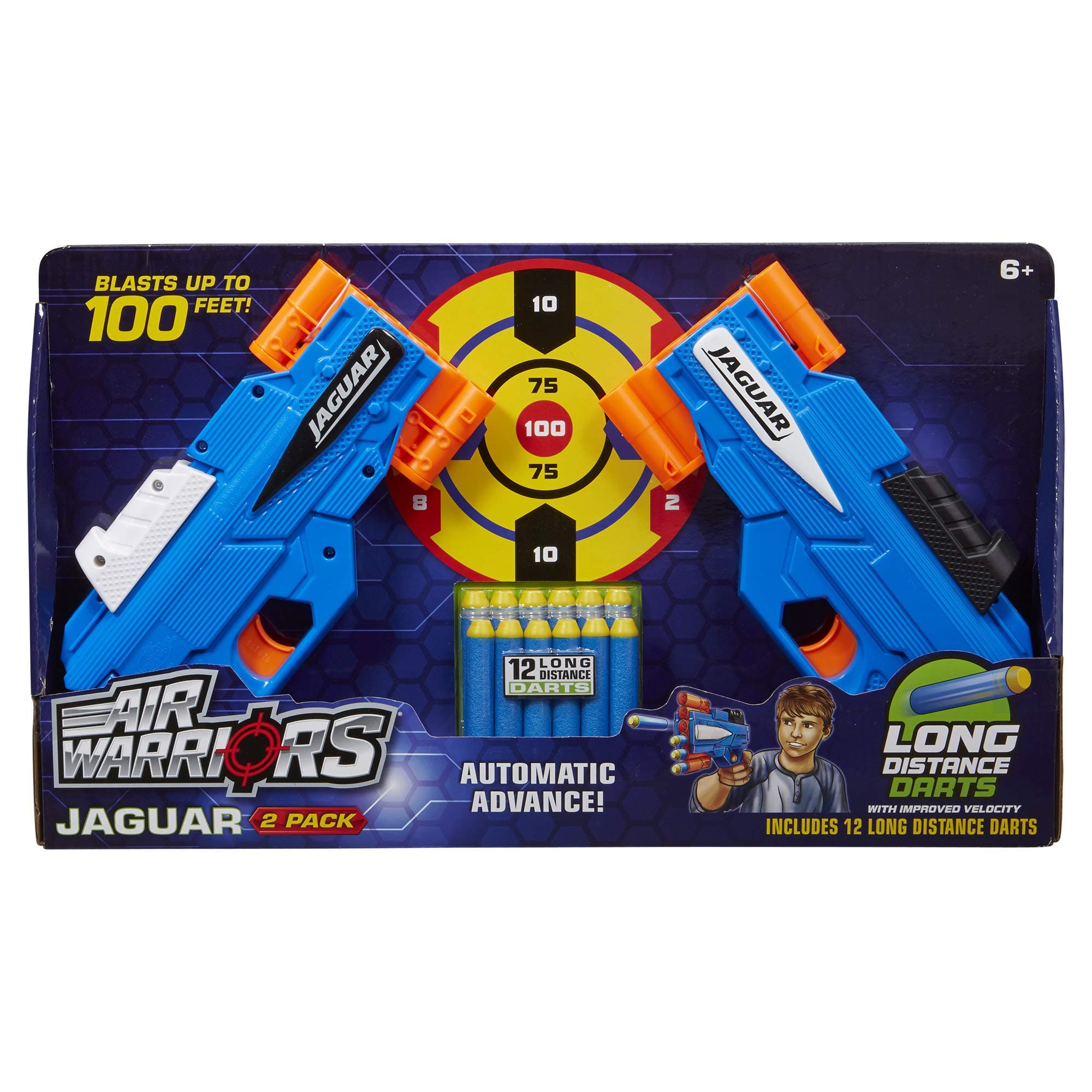 Buzz Bee Air warriors jaguar lot de 2 pistolets de flechettes