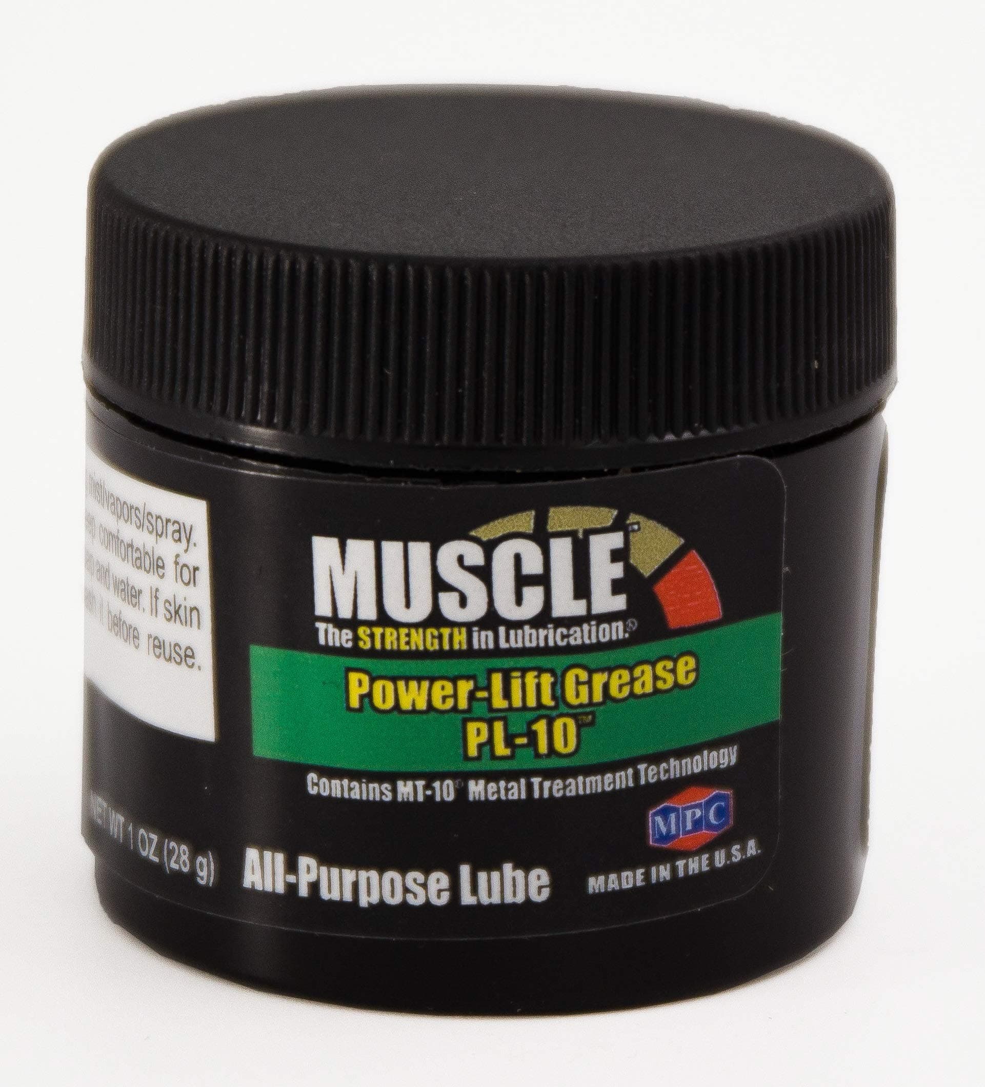 Muscle Power Lift Grease PL-10, 1 Ounce, Anti-Wear Extreme-Pressure Lithium Complex Grease