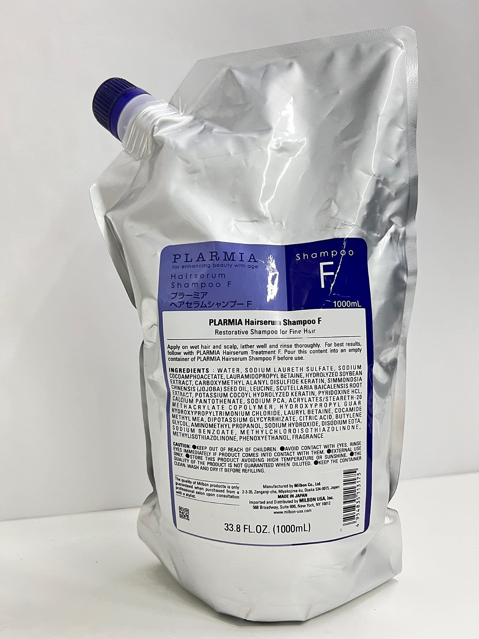 Plarmia Hairserum F Shampoo -Size 33.8 oz